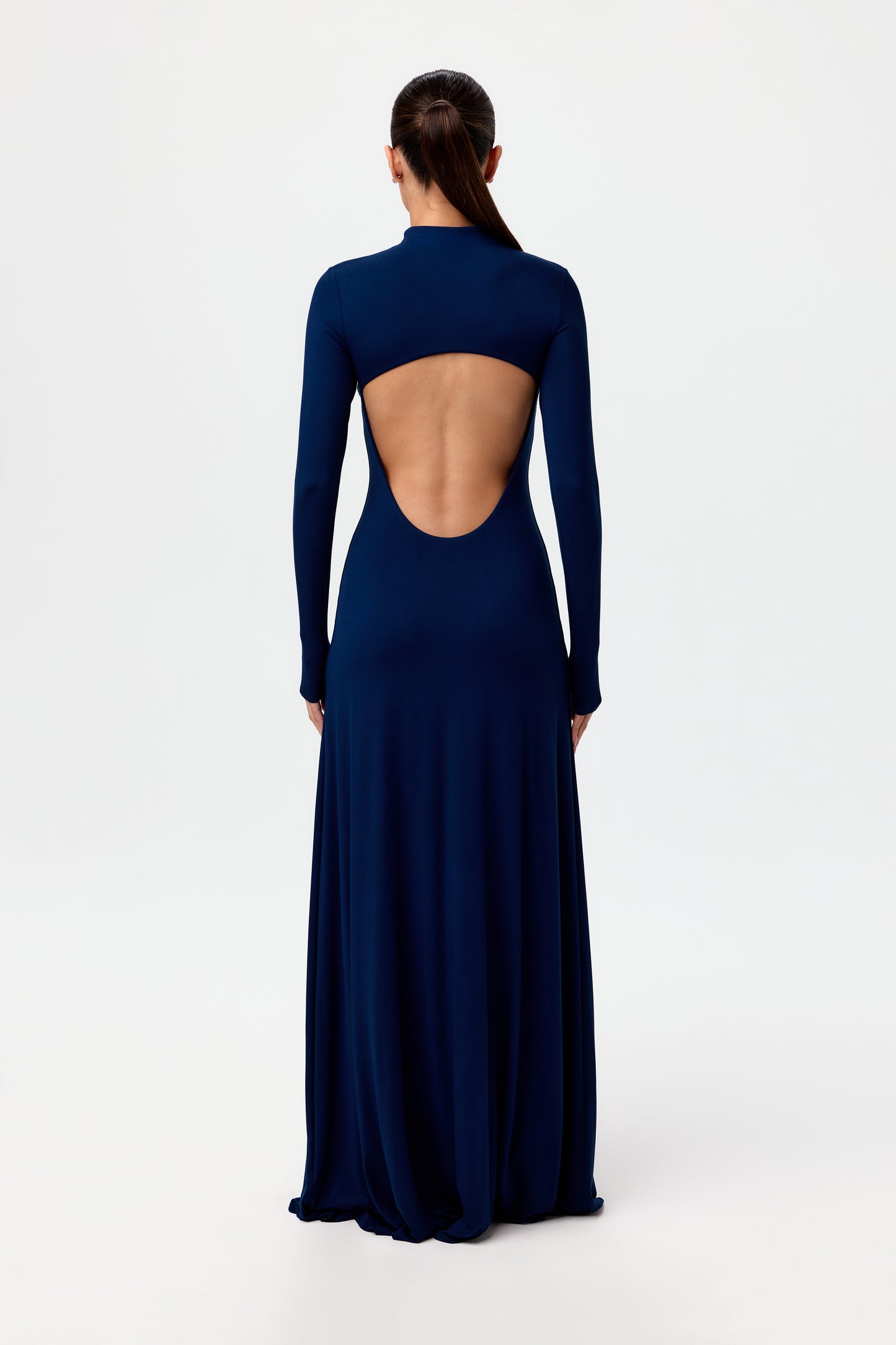 Smooth Open Back Maxi Dress