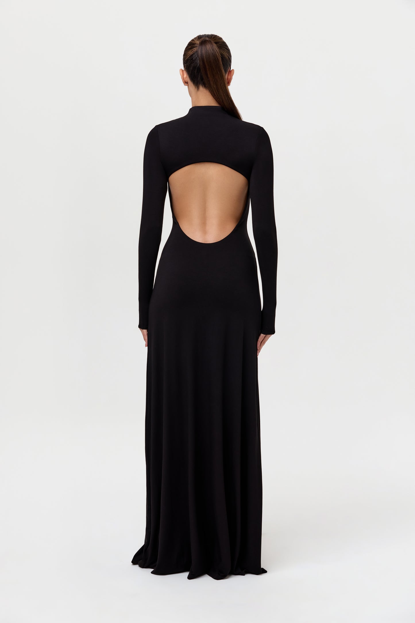 Smooth Open Back Maxi Dress