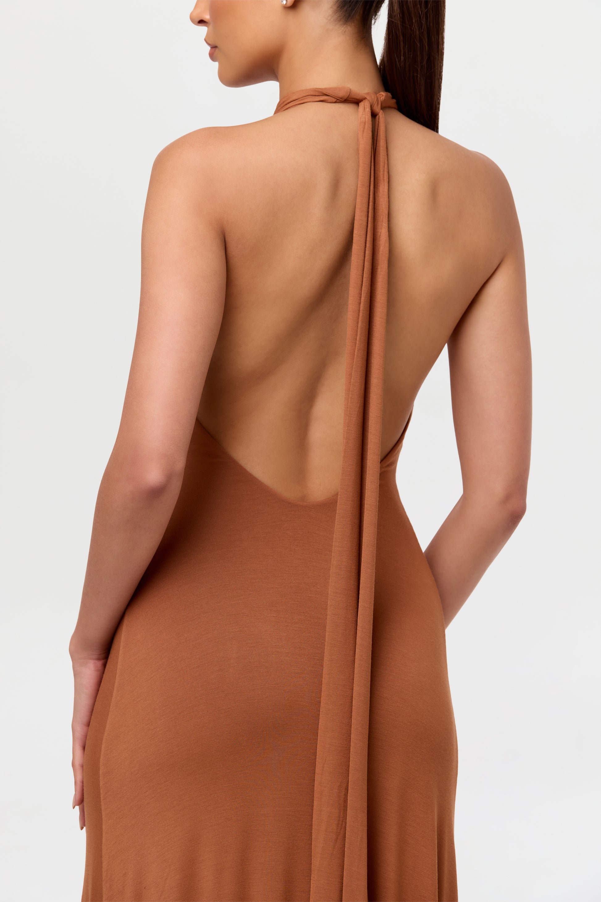 Modal Halter Maxi Dress Modal Halter Maxi Dress