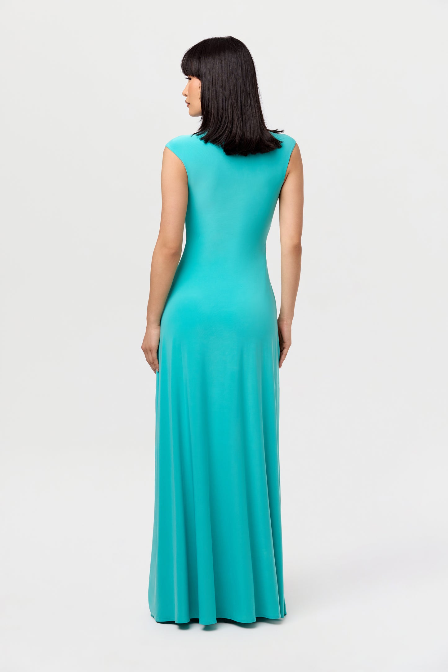 Hourglass Cap Sleeve Maxi Dress