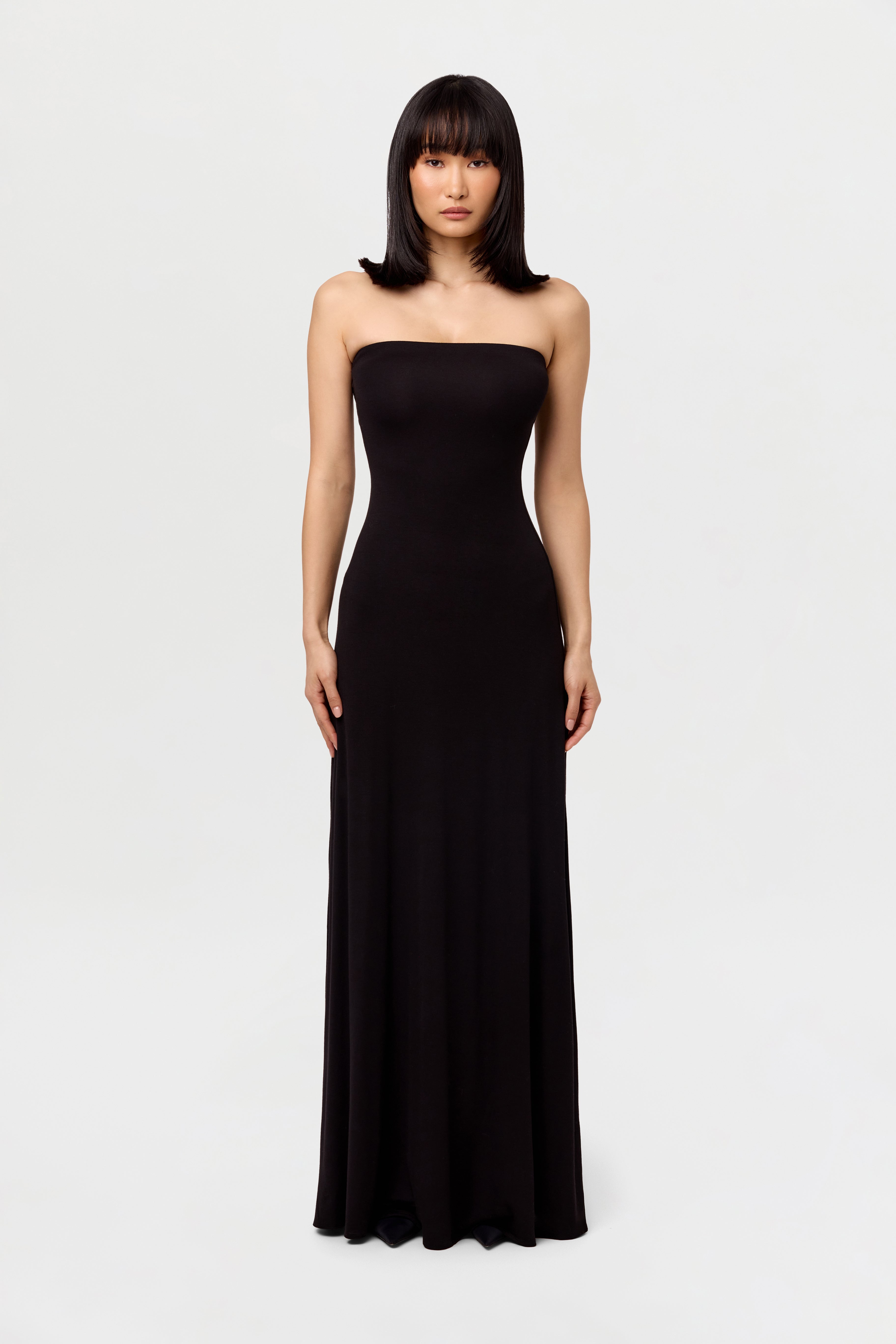 Modal Tube A-line Maxi Dress