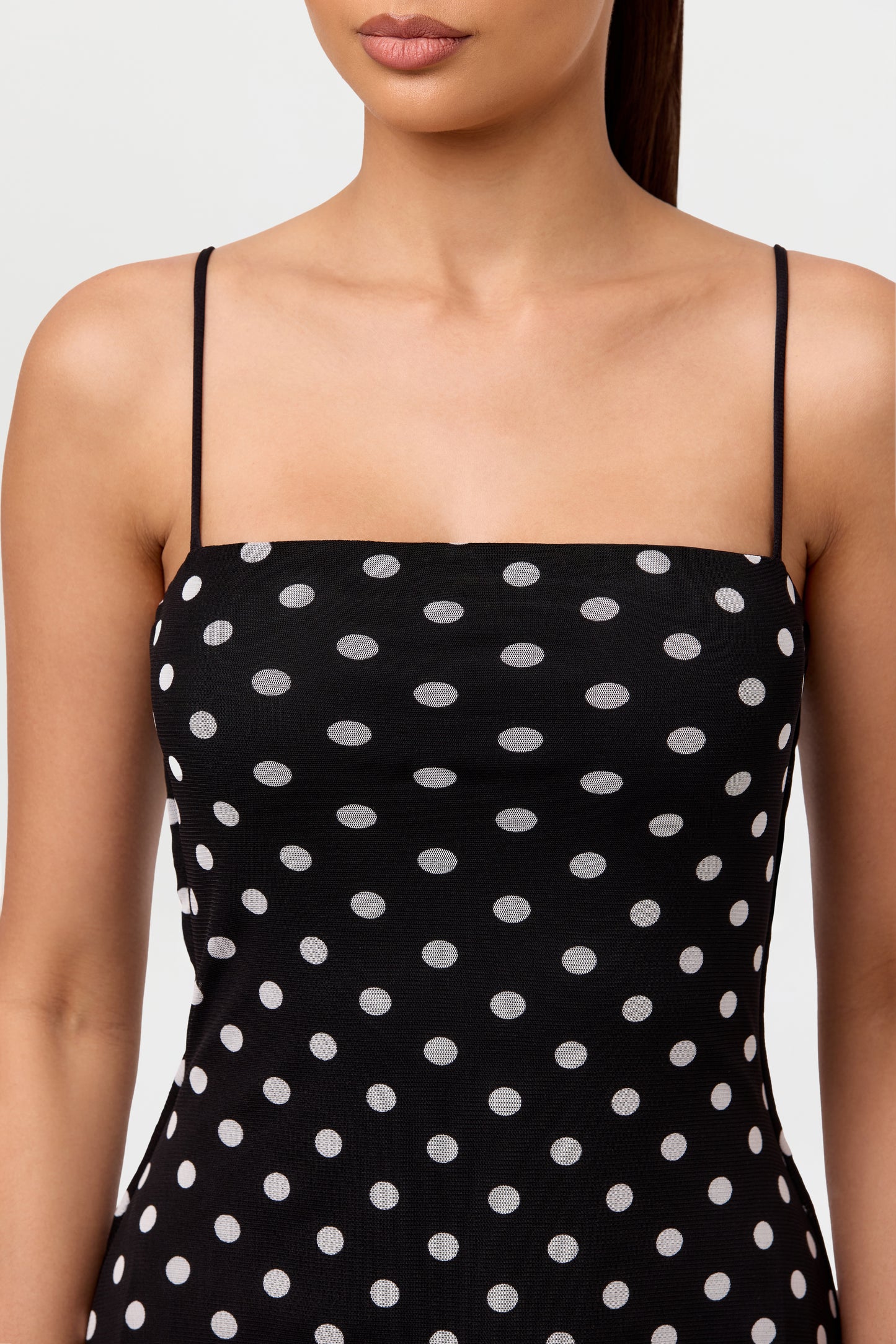 Polka Dot A-Line Mini Dress