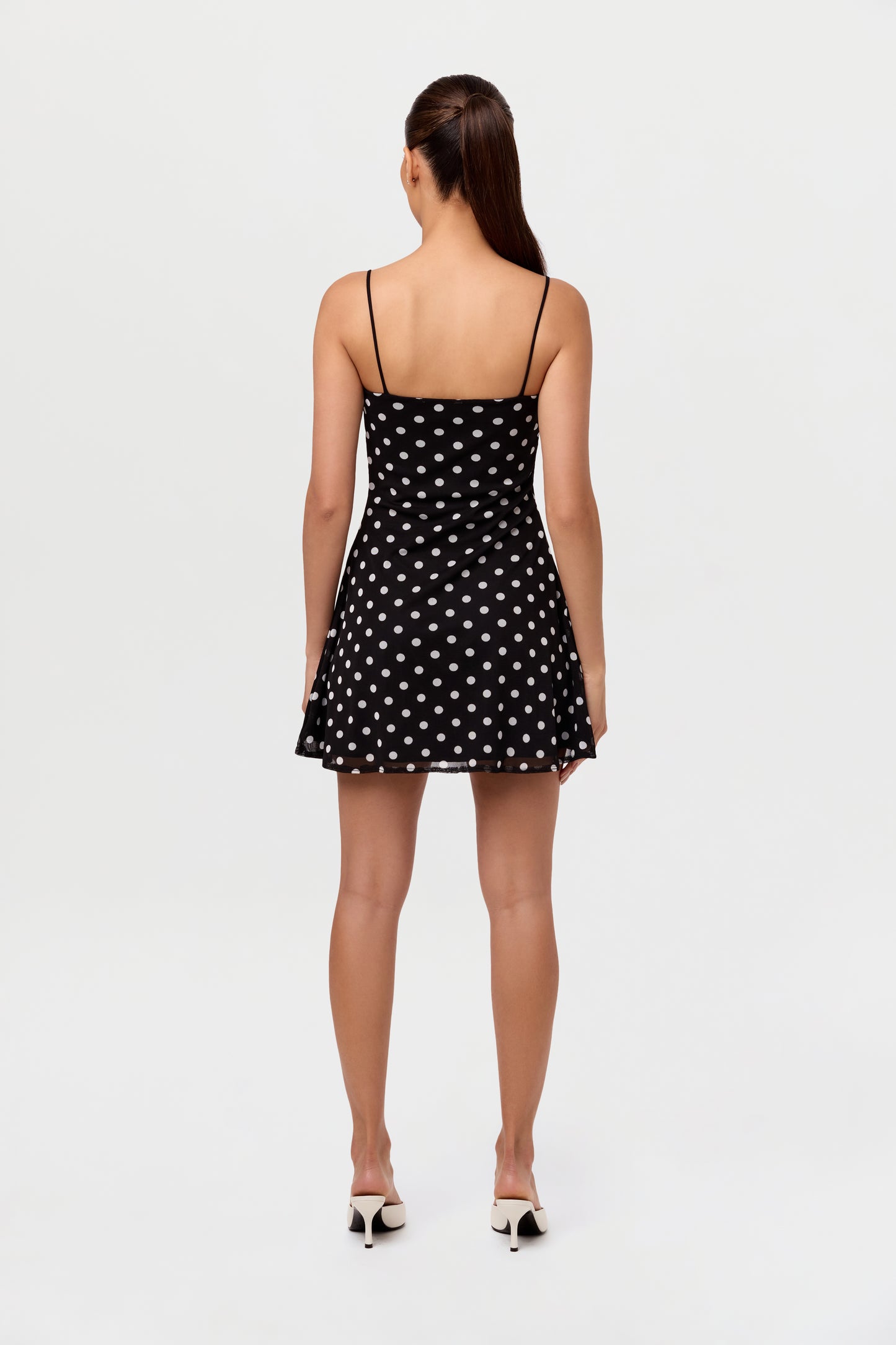 Polka Dot A-Line Mini Dress