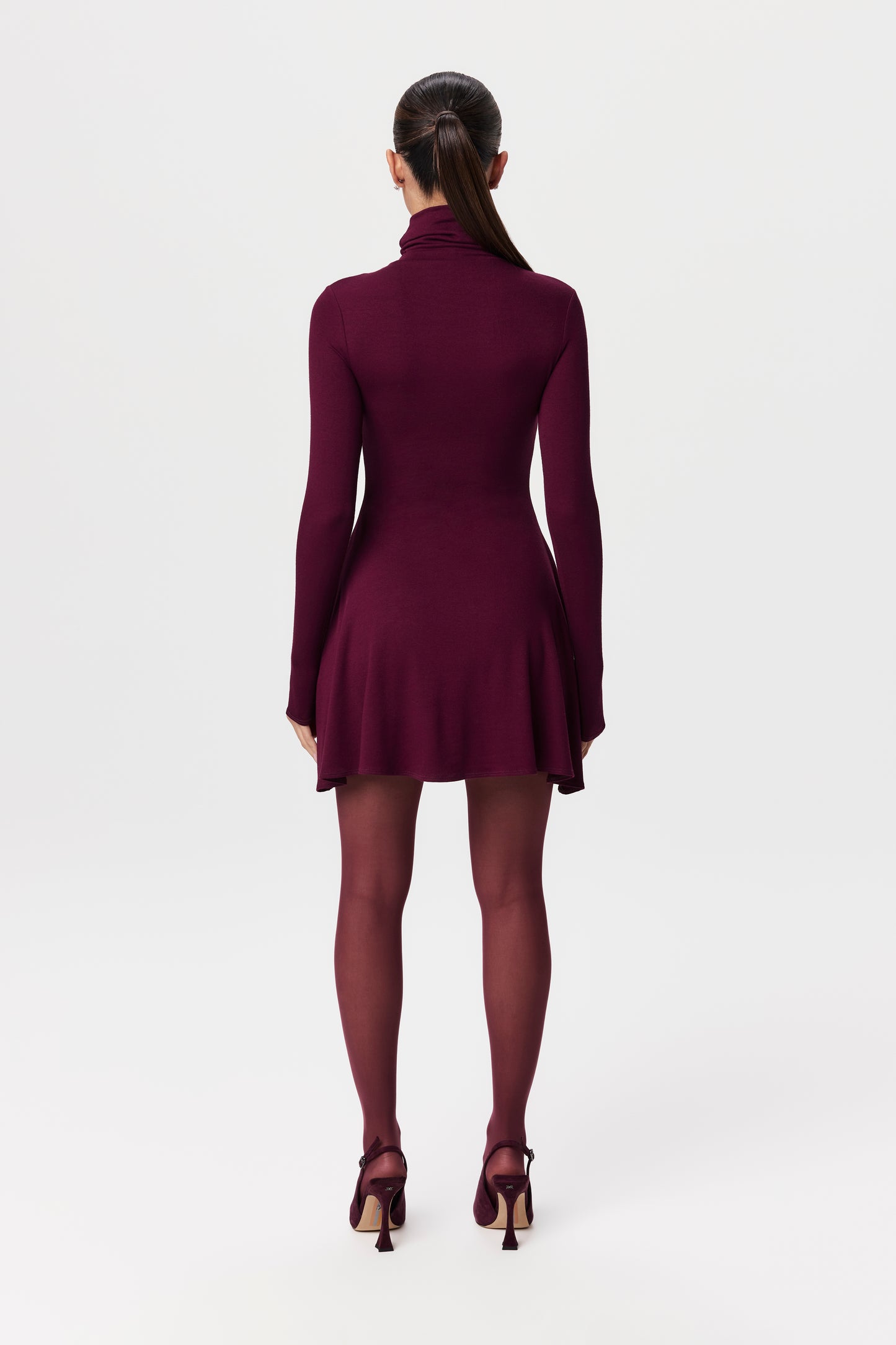 NW Turtleneck A-Line Mini Dress