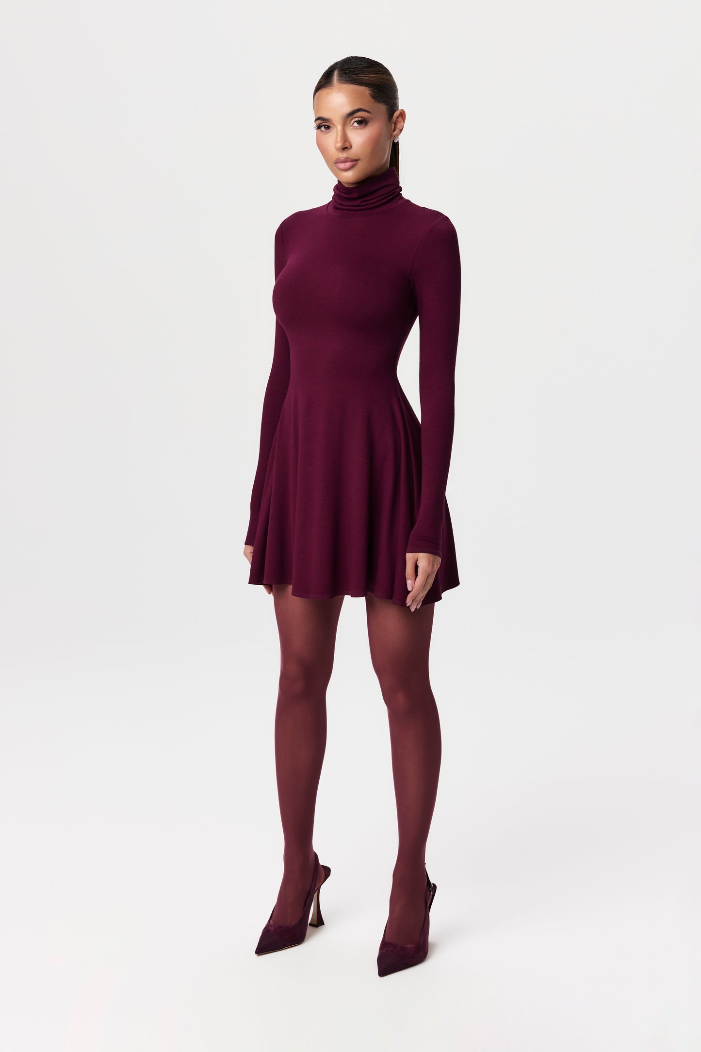 NW Turtleneck A-Line Mini Dress