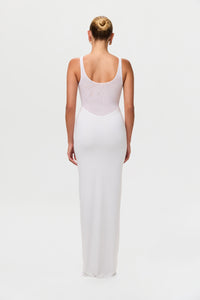 Hourglass Mesh Tank Maxi Dress
