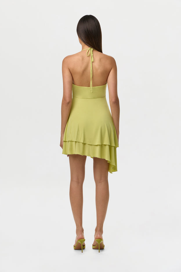 Micro Modal Strap Double Slit Mini Dress