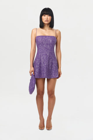 Sequin Thin Strap Mini Dress