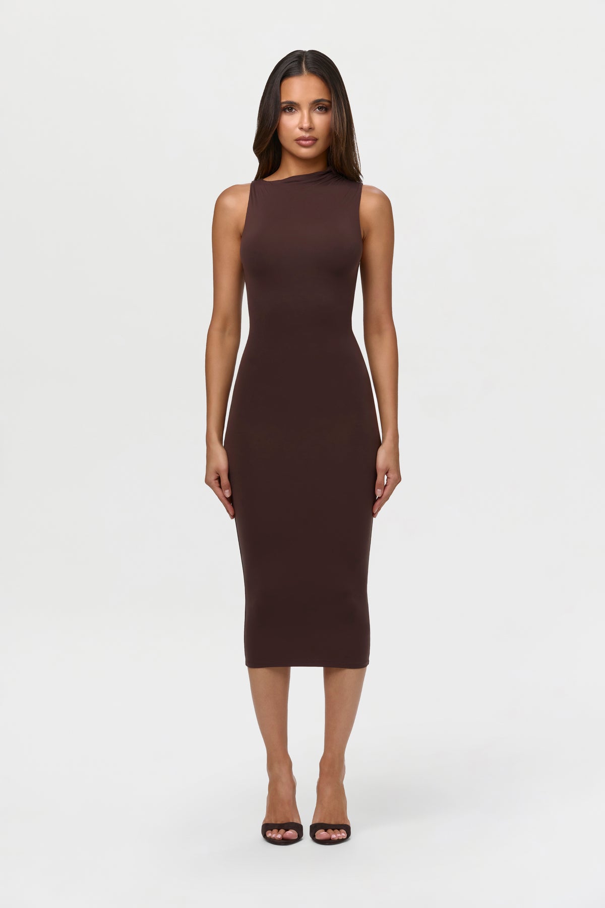 Naked Sleeveless Midi Dress