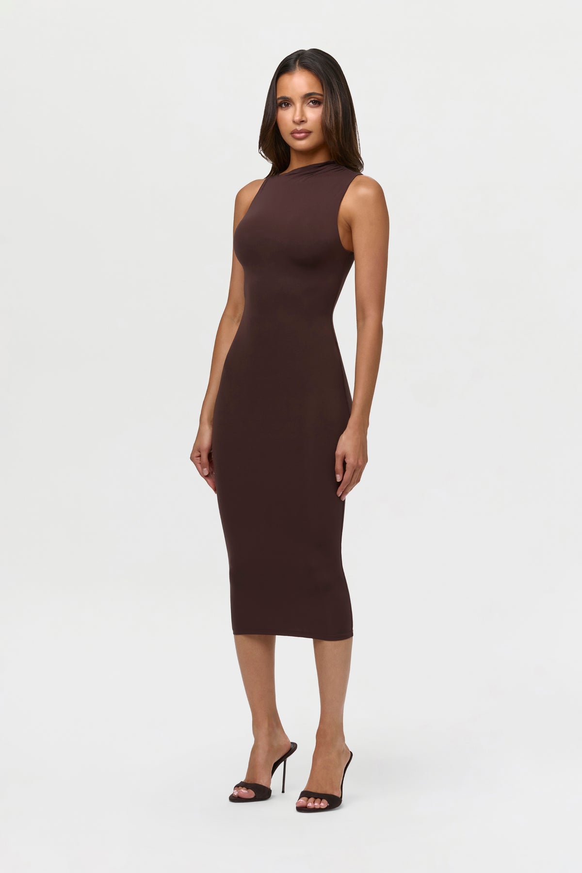 Naked Sleeveless Midi Dress