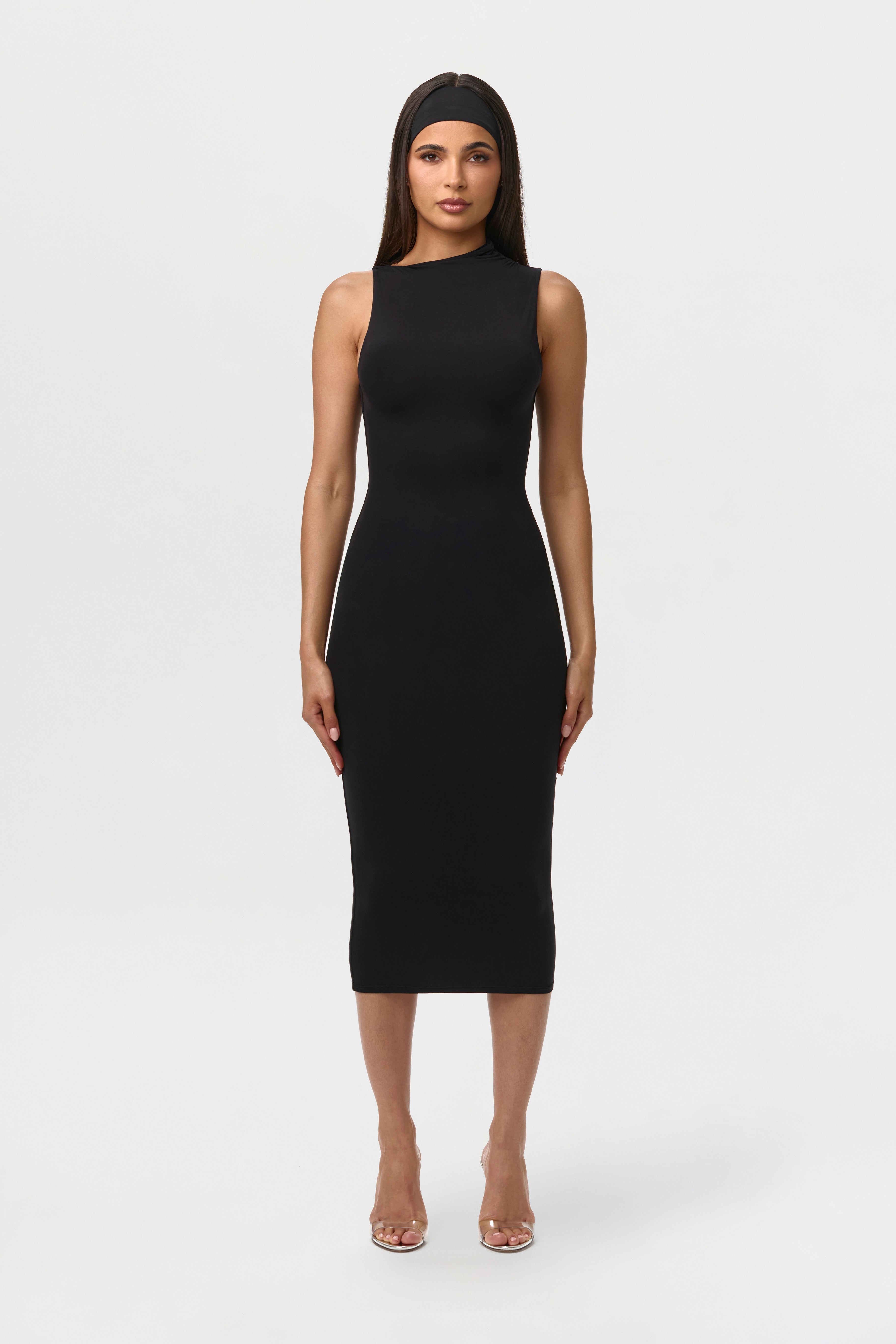 Naked Sleeveless Midi Dress