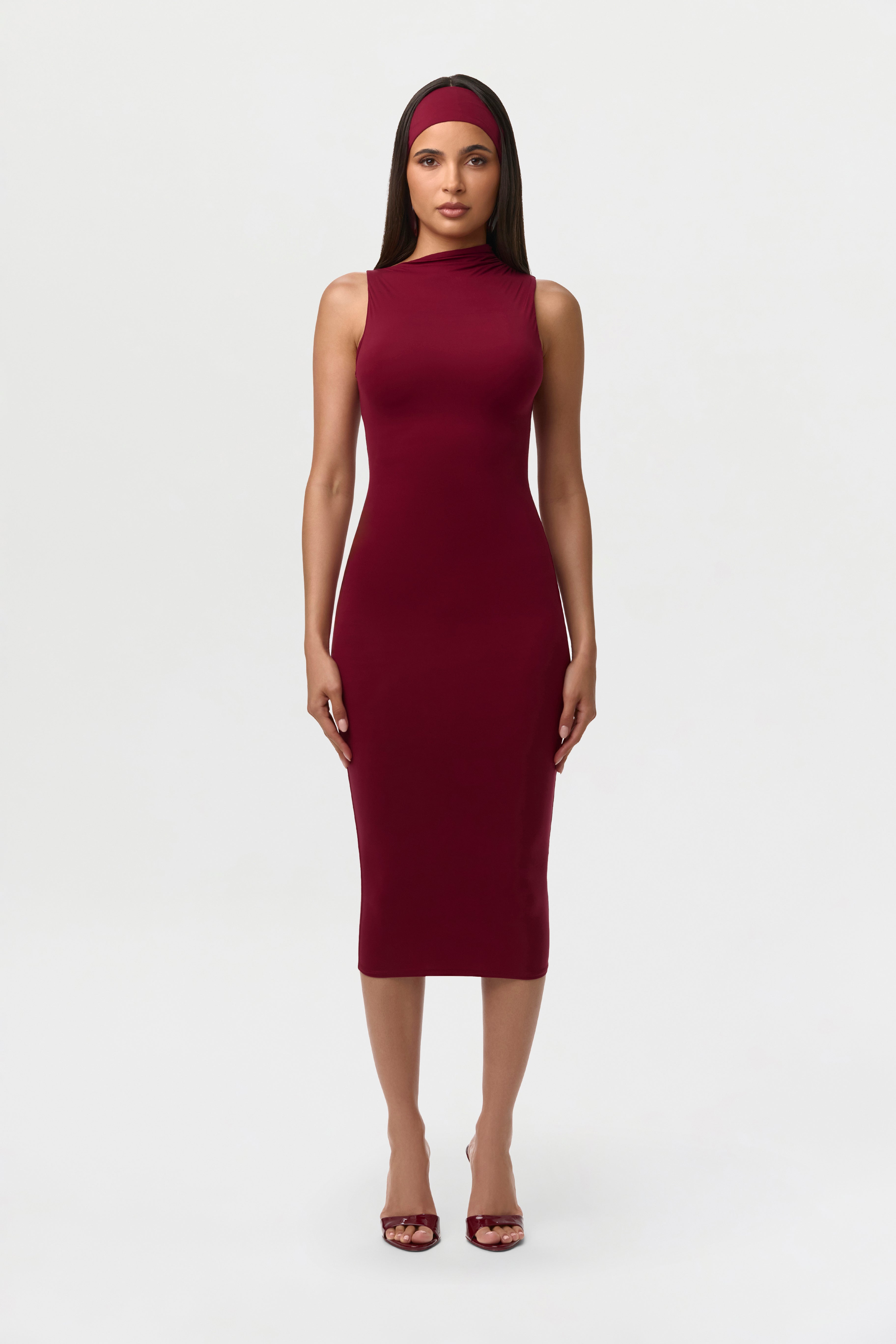 Naked Sleeveless Midi Dress
