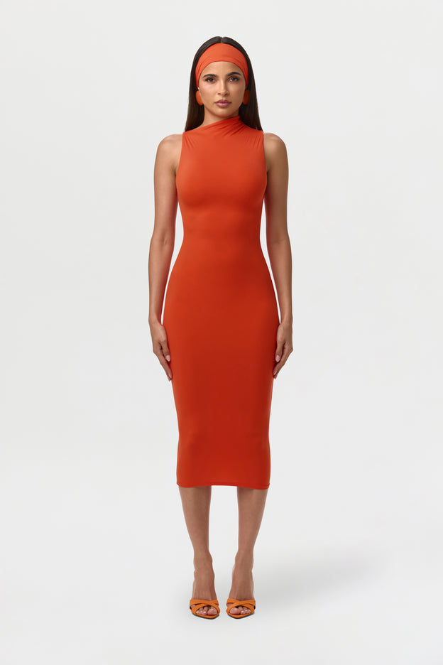 Naked Sleeveless Midi Dress
