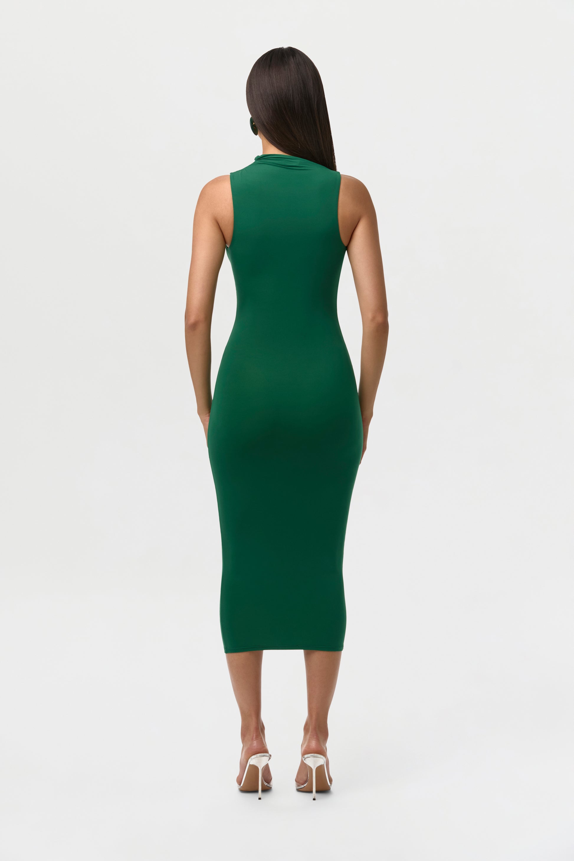 Naked Sleeveless Midi Dress – Naked Wardrobe