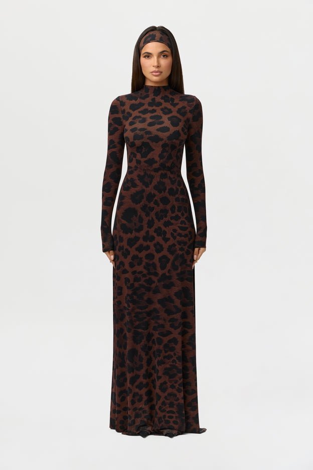 Naked Print Maxi Dress