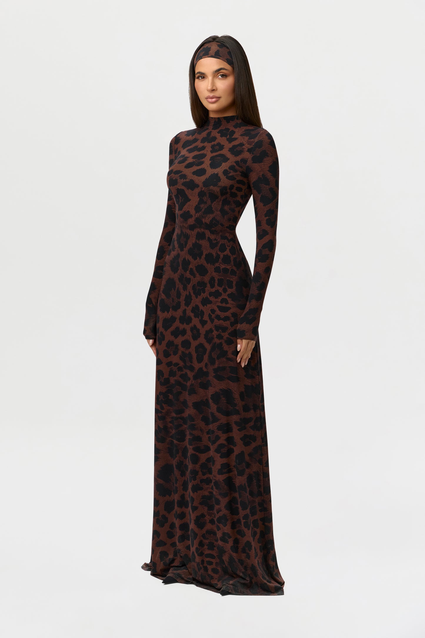 Naked Animal Print Maxi Dress
