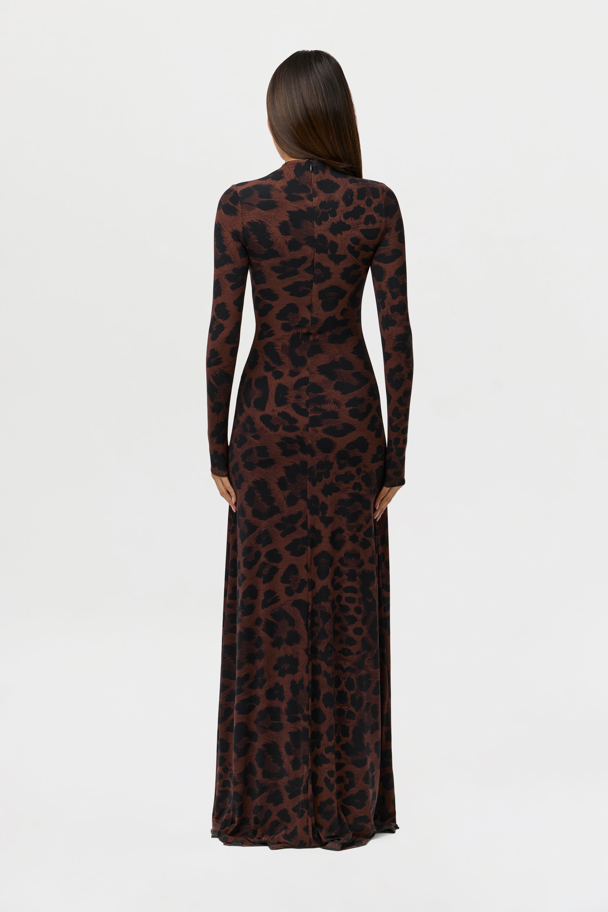 Women's Naked Print Maxi Dress by Naked Wardrobe, Dark Leopard / S Women's Naked Print Maxi Dress by Naked Wardrobe, Dark Leopard / S