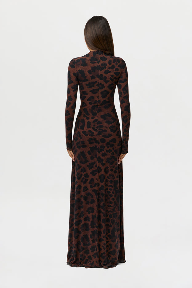 Naked Print Maxi Dress