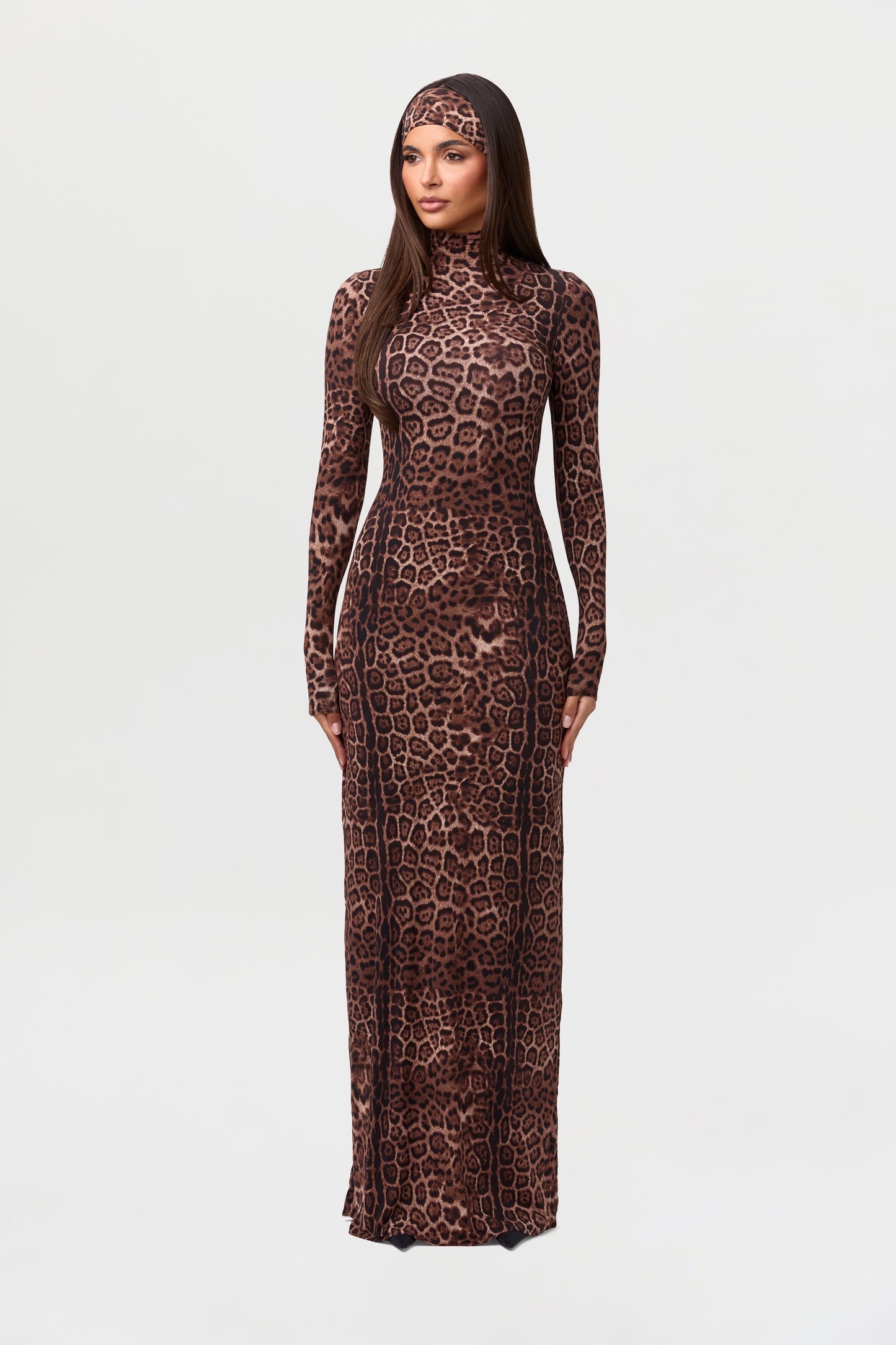 Naked Leopard Maxi Dress