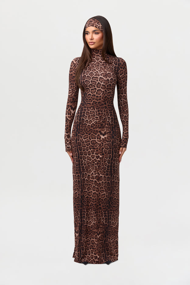 Naked Leopard Maxi Dress