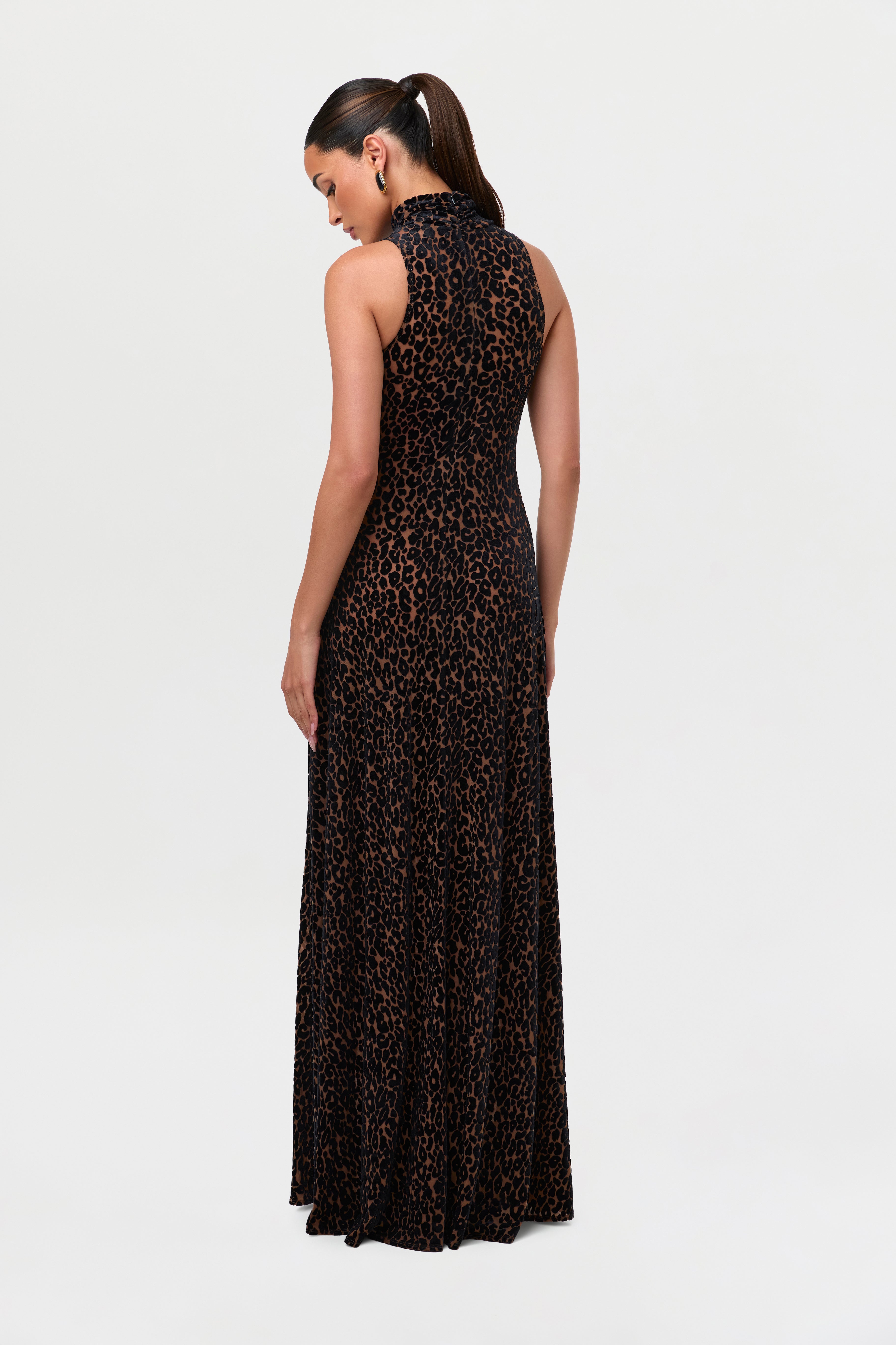 Burnout Leopard Sleeveless Dress – Naked Wardrobe