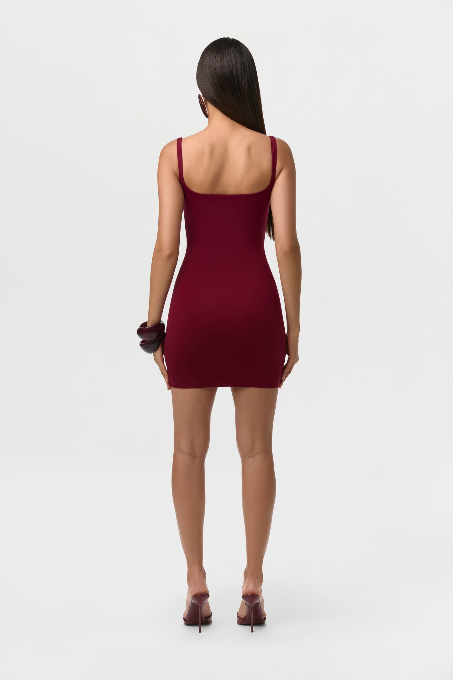Sangria Naked Tank Mini Dress