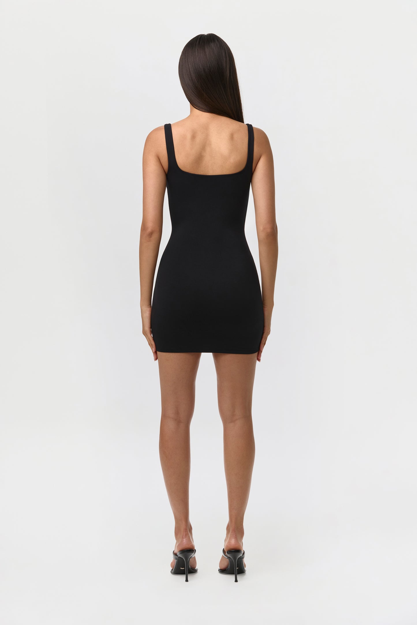Black Naked Tank Mini Dress