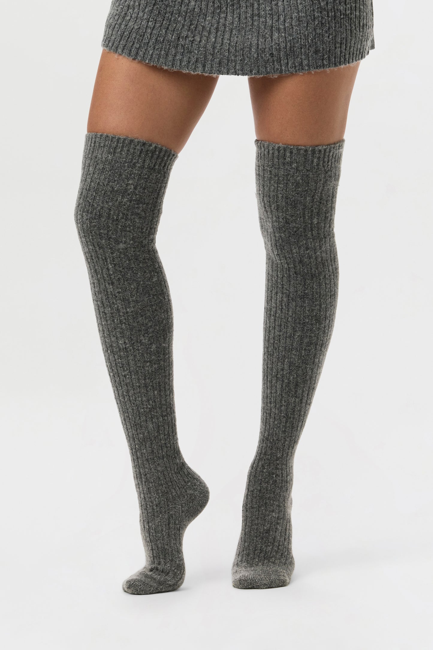 Knit Knee High Socks
