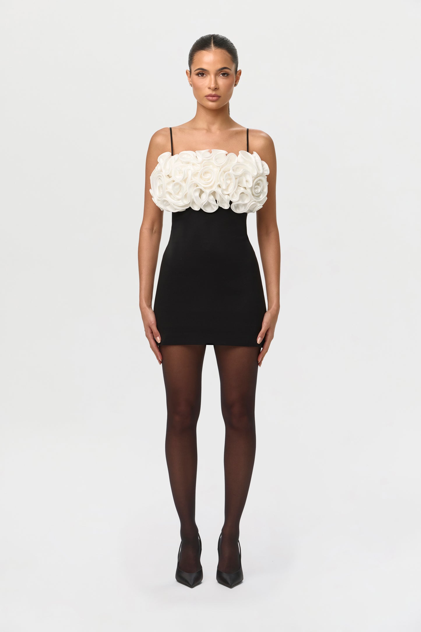 Ponte Roses Mini Dress