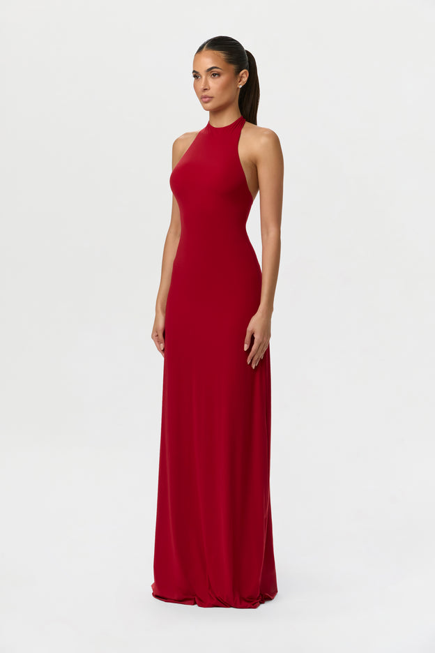 Naked Halter Maxi Dress