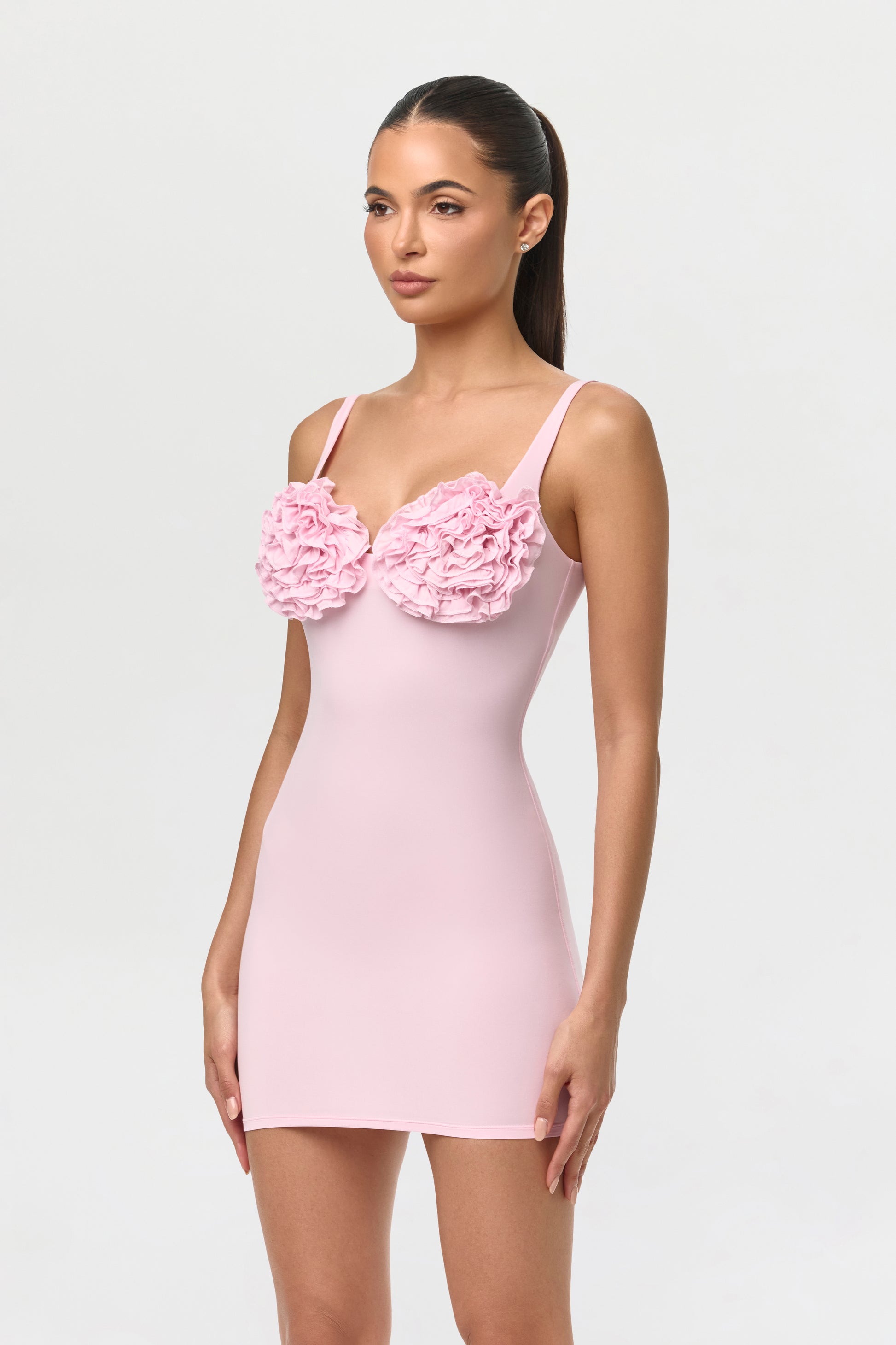 Naked Wardrobe Women's Rose Minidress - Black Naked Wardrobe Women's Rose Minidress - Black