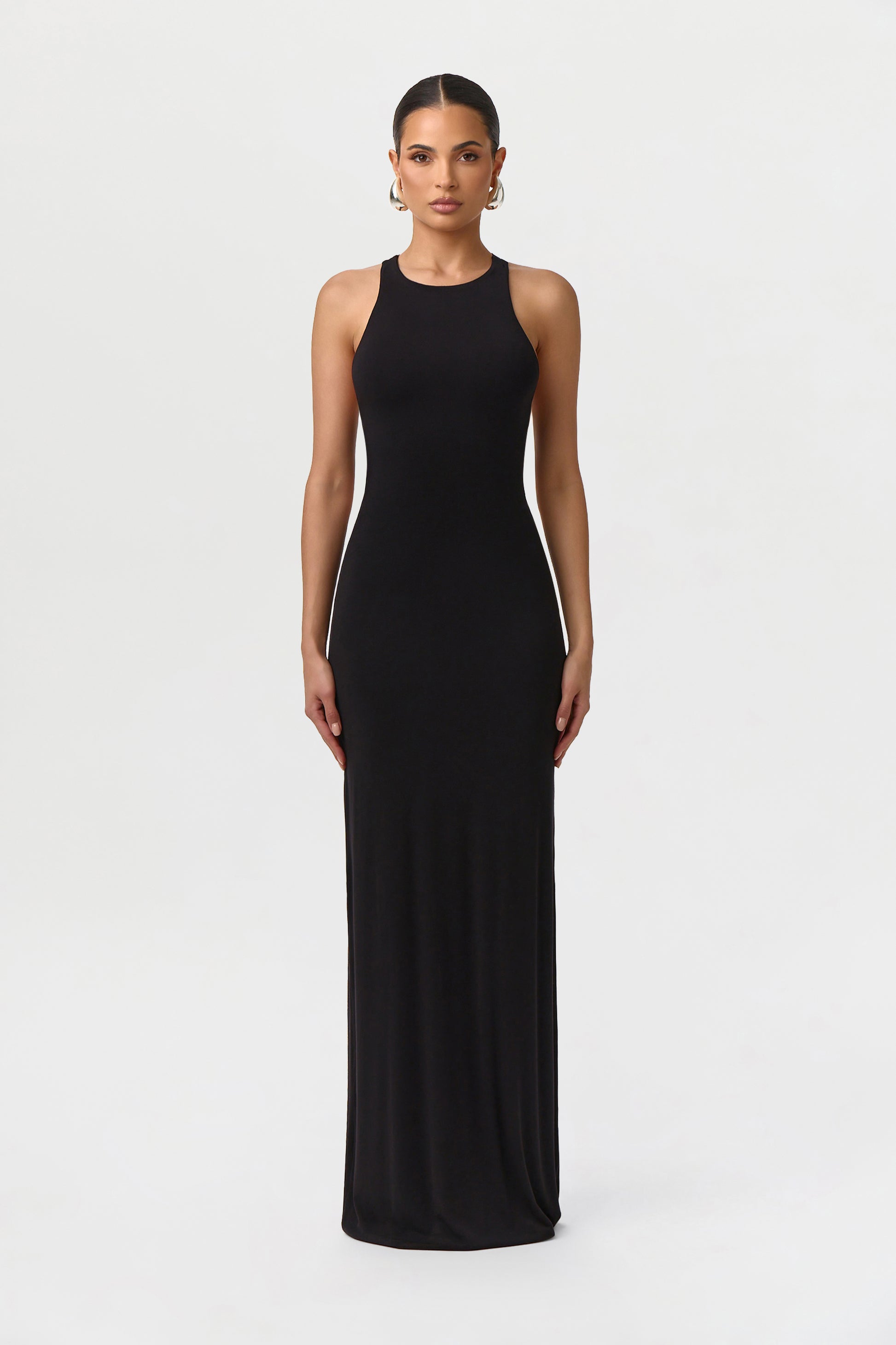 Modal Open Back Dome Maxi Dress Naked Wardrobe Modal Open Back Dome Maxi Dress Naked Wardrobe