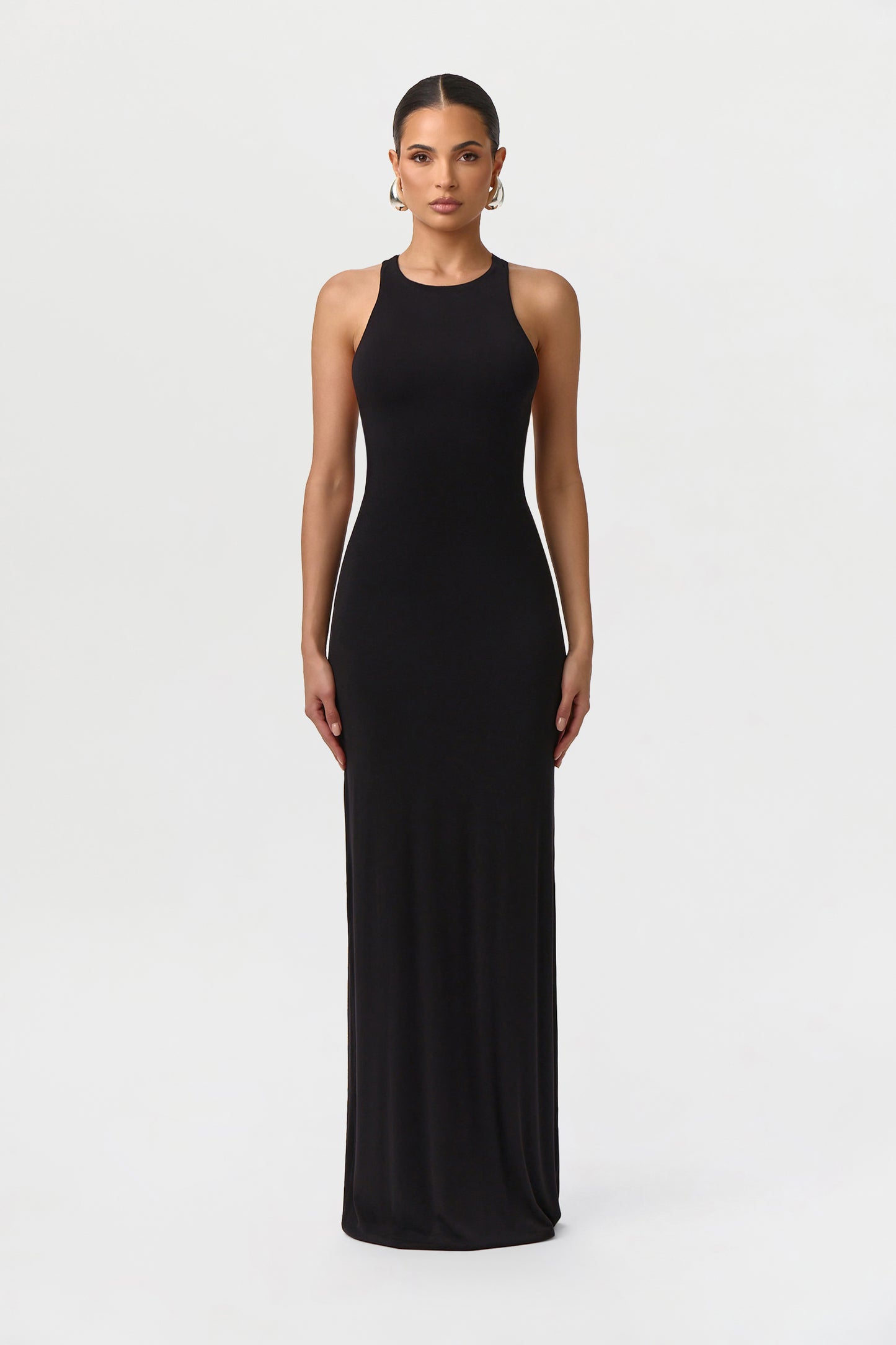 Modal Open Back Dome Maxi Dress