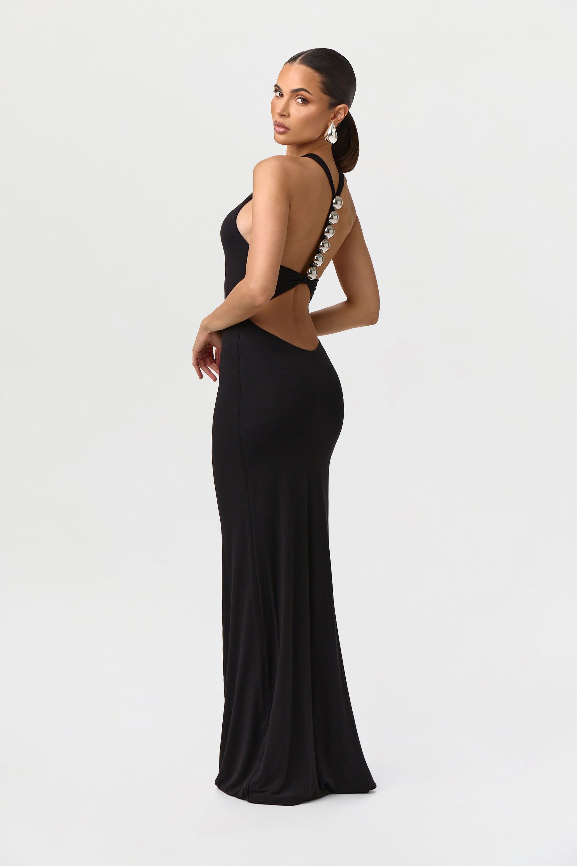 Modal Open Back Dome Maxi Dress Naked Wardrobe Modal Open Back Dome Maxi Dress Naked Wardrobe