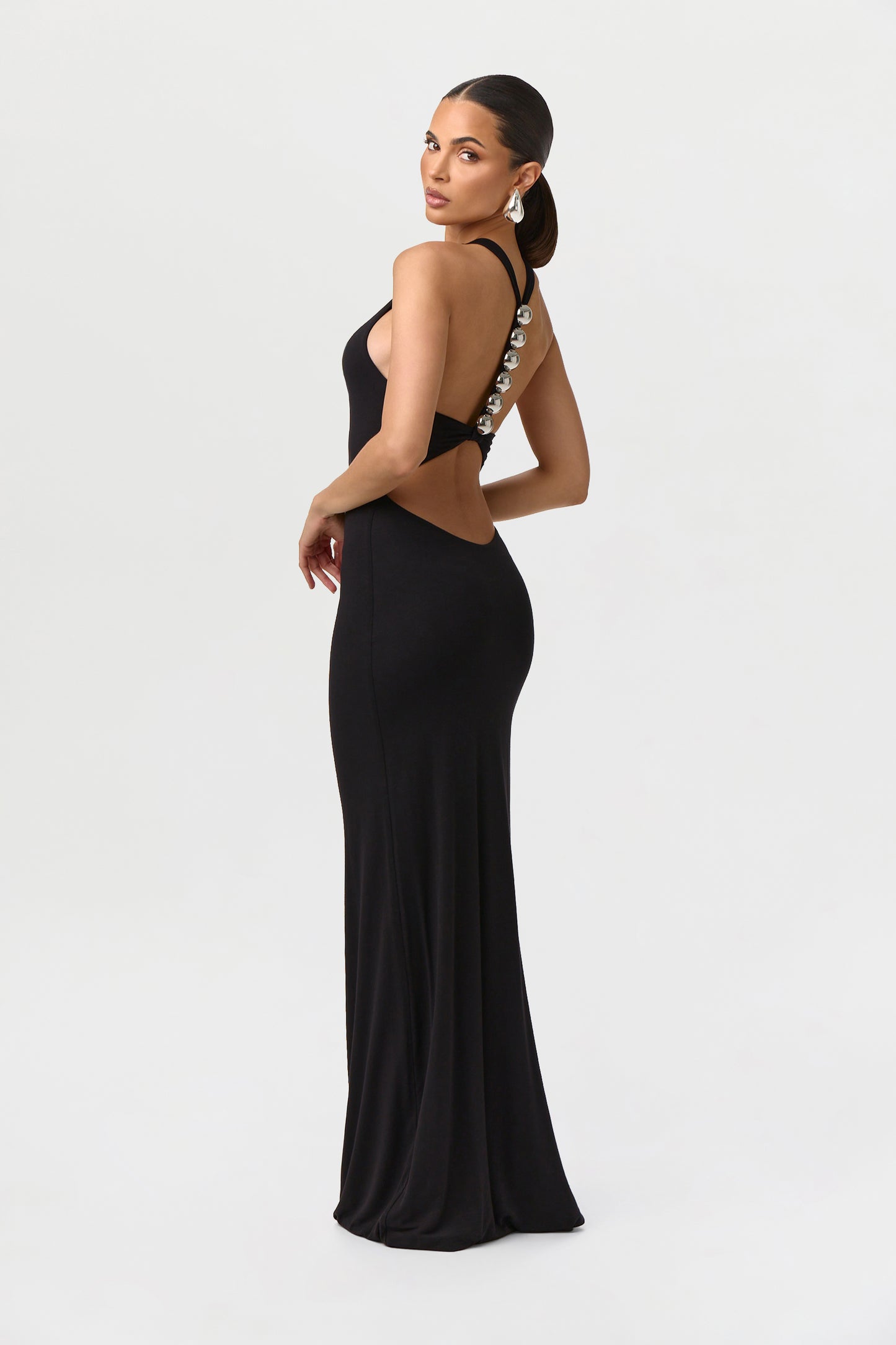 Modal Open Back Dome Maxi Dress