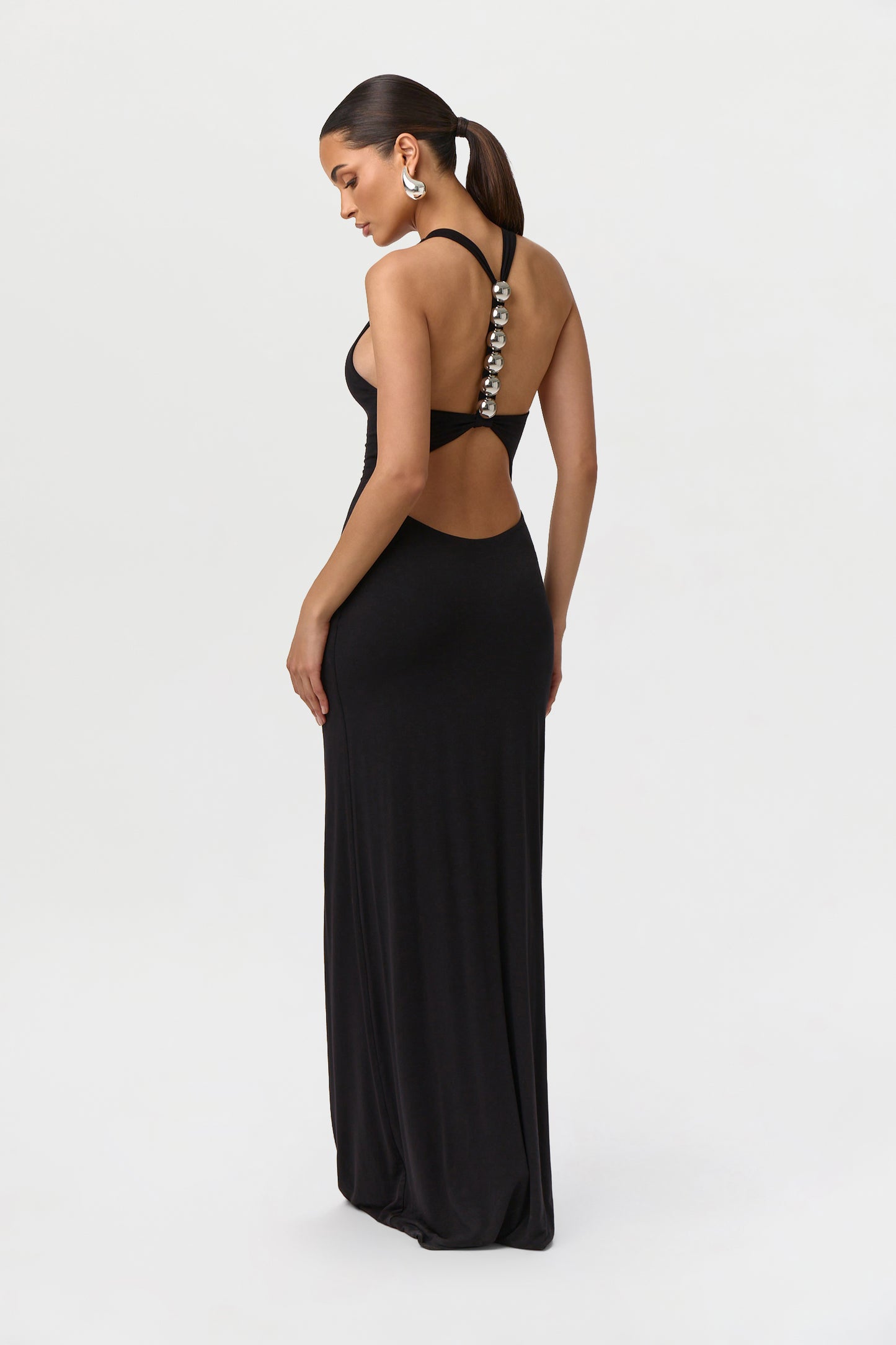 Modal Open Back Dome Maxi Dress Naked Wardrobe Modal Open Back Dome Maxi Dress Naked Wardrobe