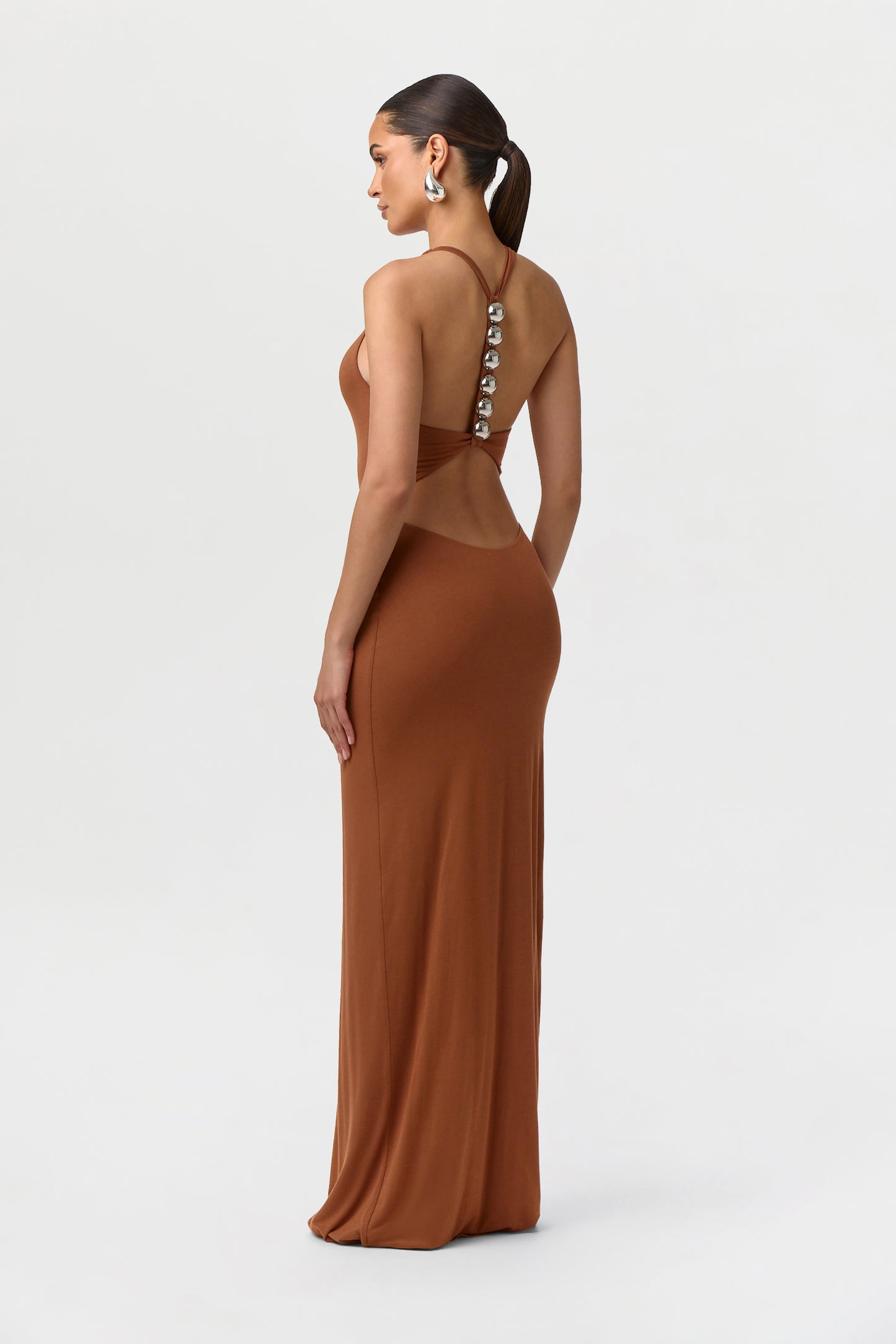 Modal Open Back Dome Maxi Dress
