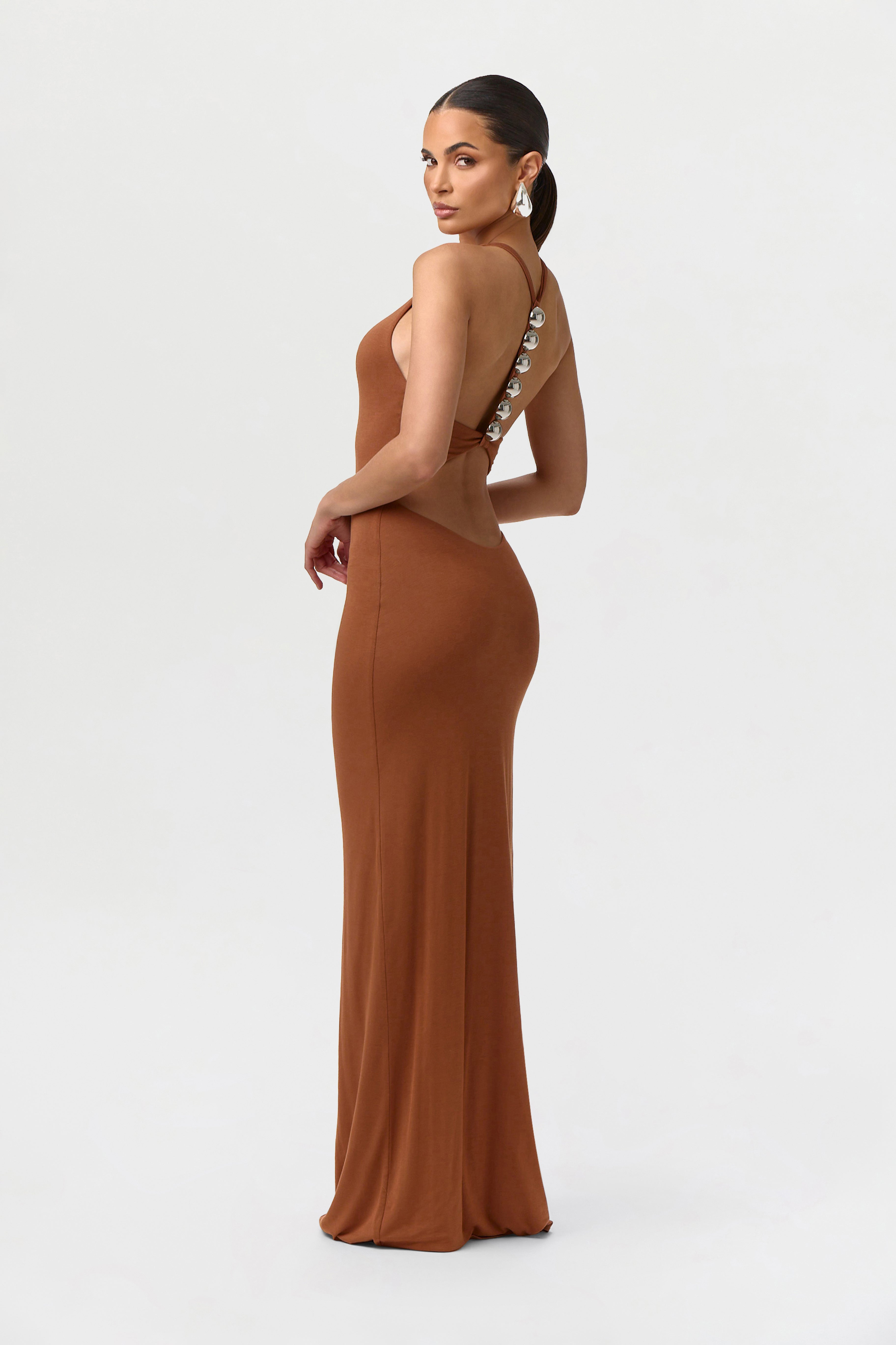 Modal Open Back Dome Maxi Dress – Naked Wardrobe