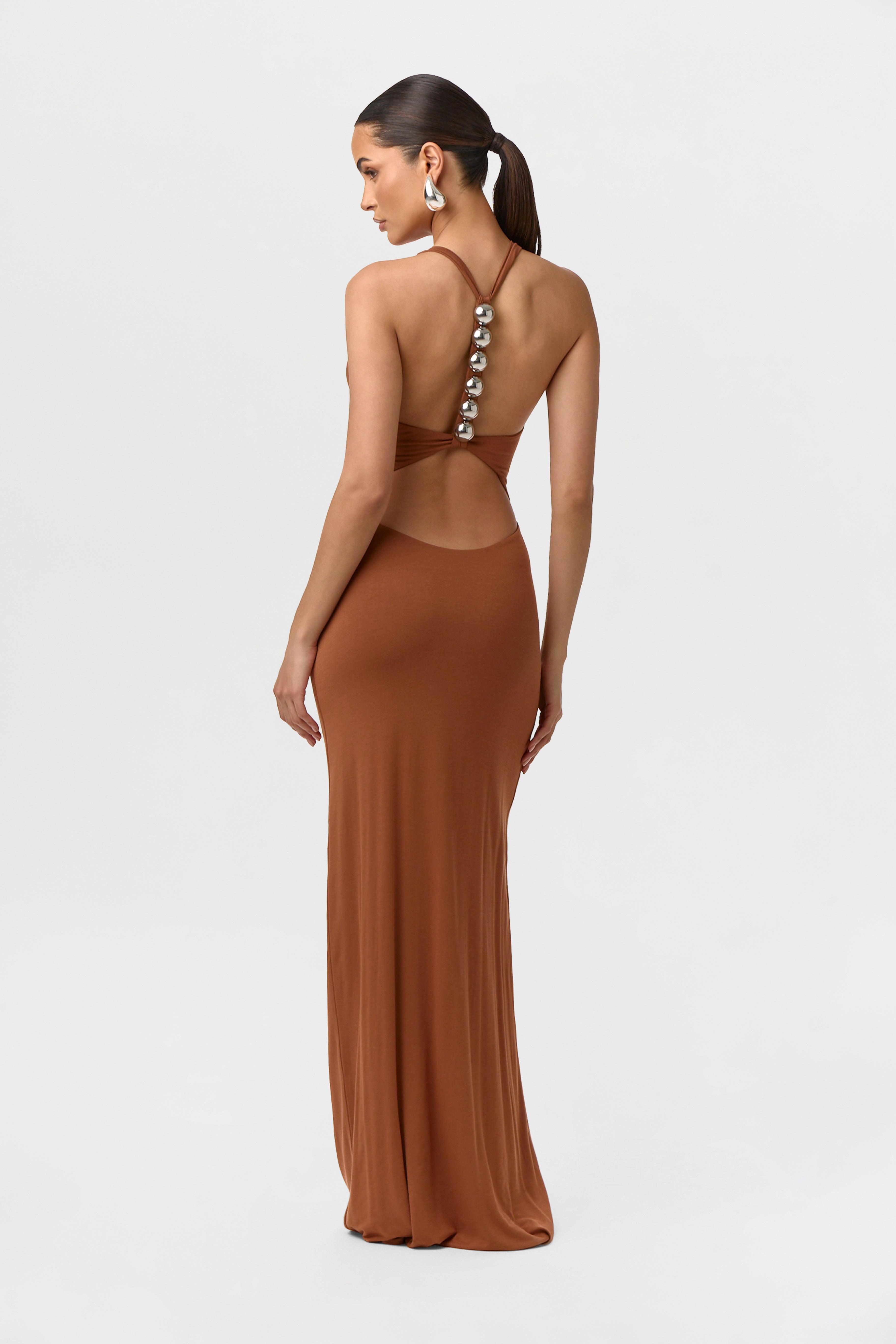 Modal Open Back Dome Maxi Dress