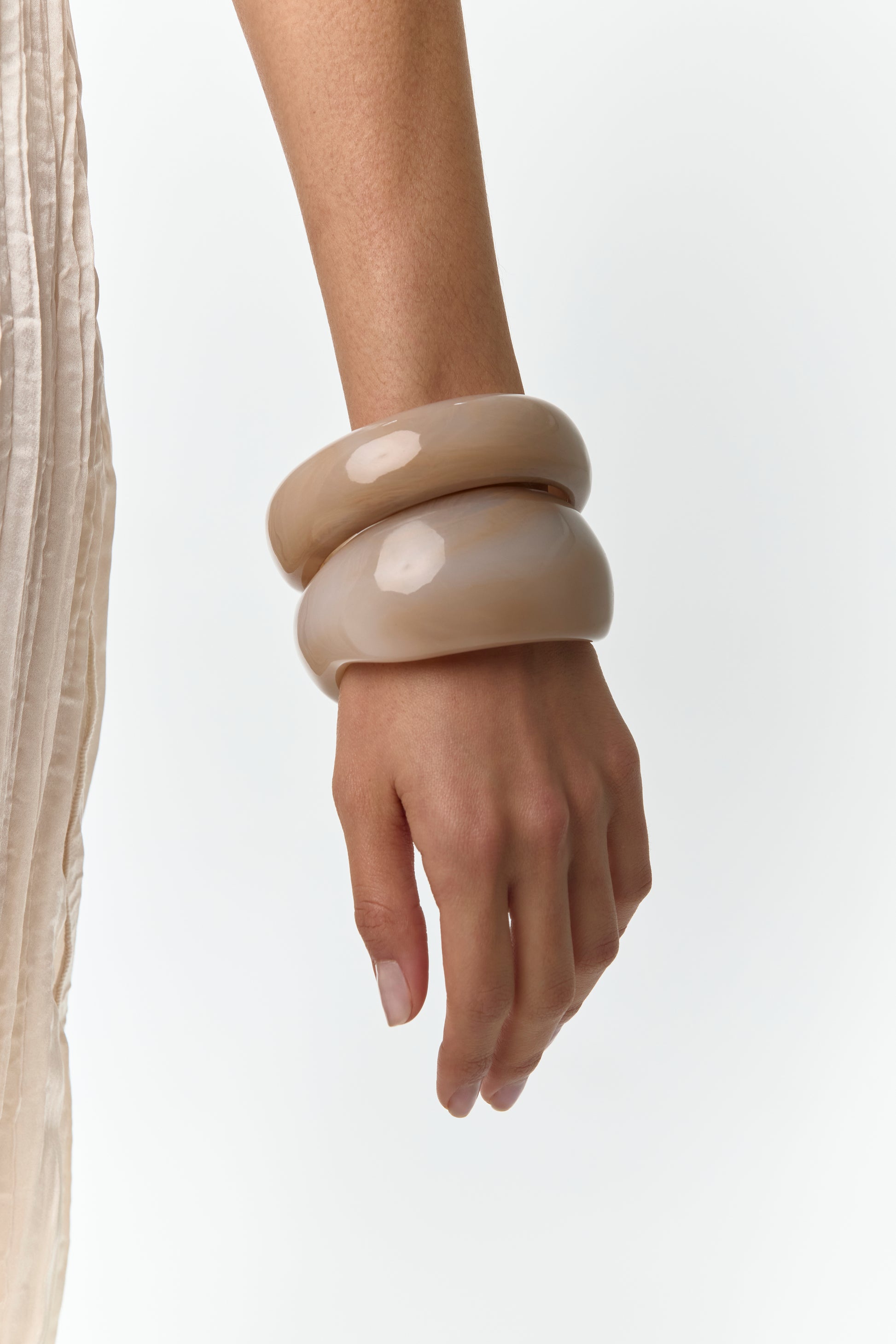 Resin Stone Marbled Bracelet