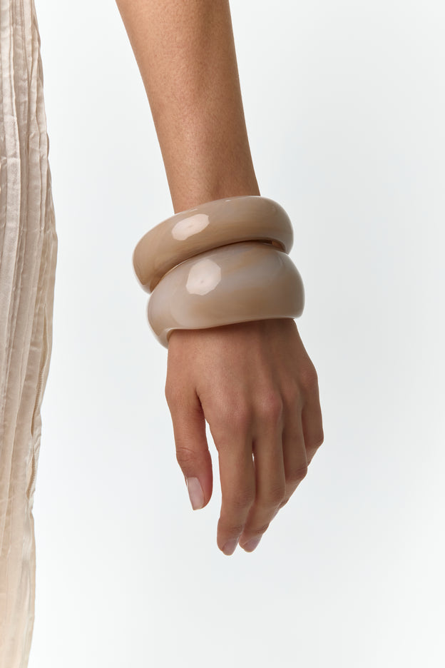 Resin Stone Marbled Bracelet