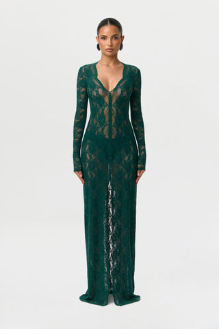 Stretch Lace Maxi Dress