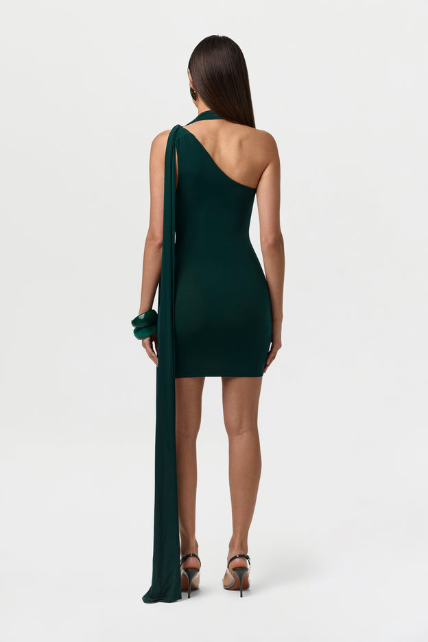 Tie Shoulder Mini Dress