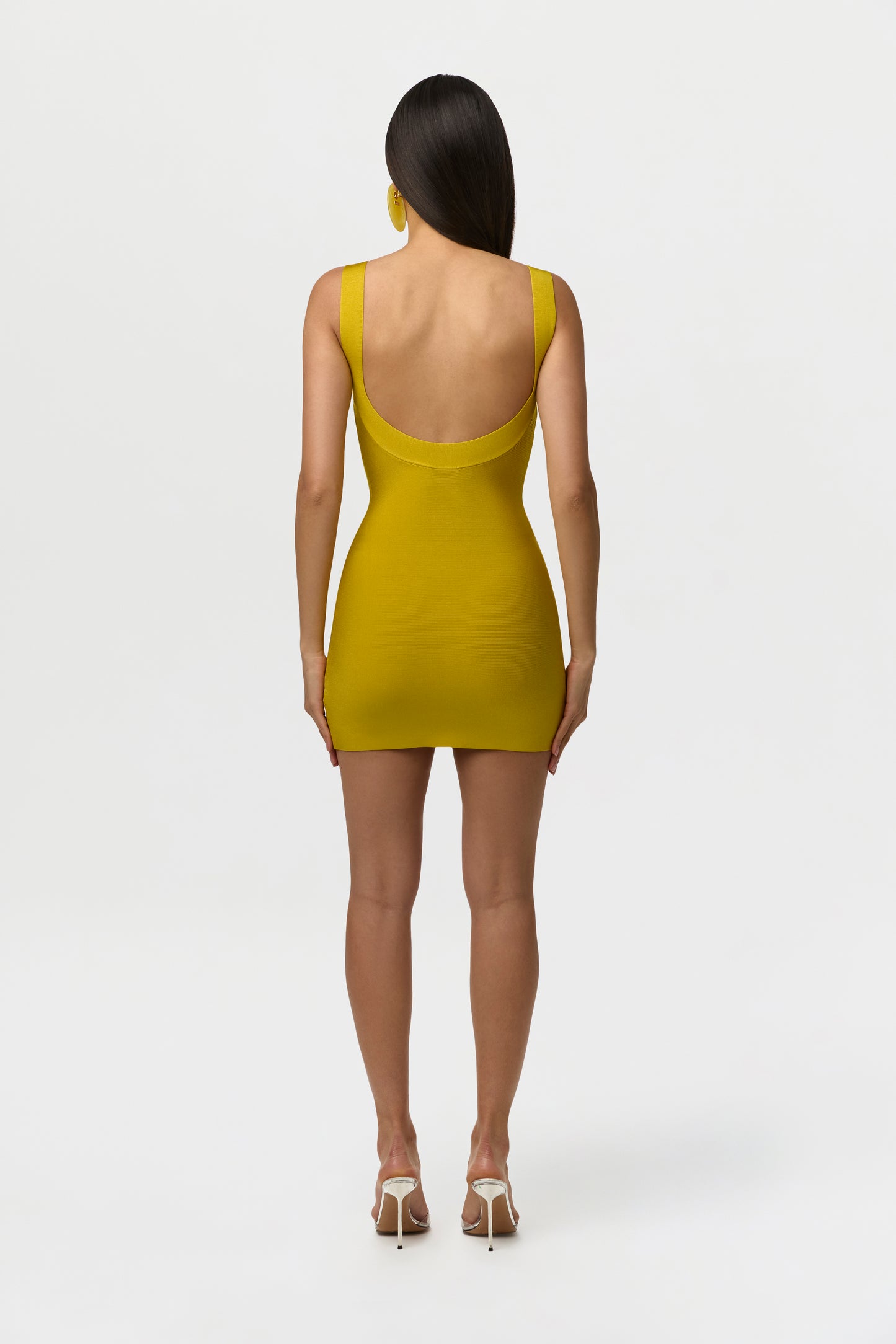 Knit Bandage Sculpt Mini Dress