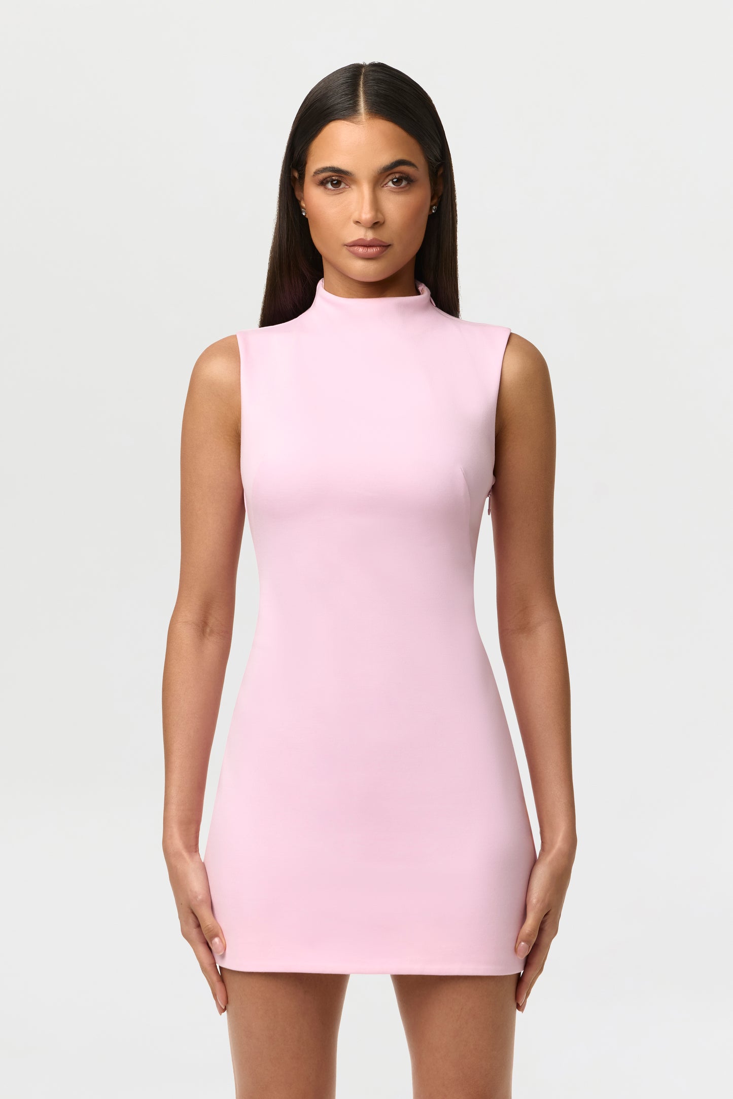 Ponte Cut Out Mini Dress