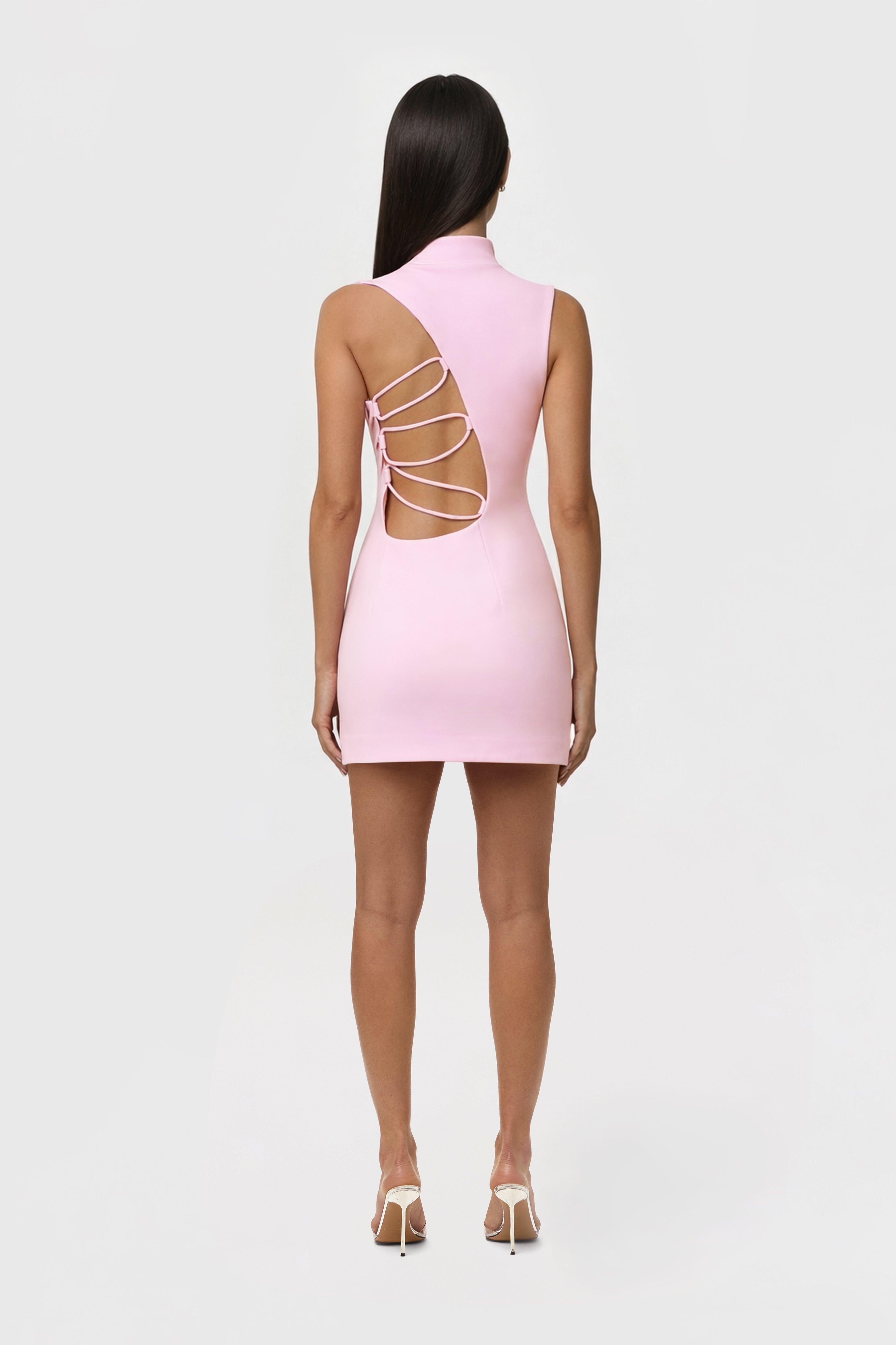 Ponte Cut Out Mini Dress