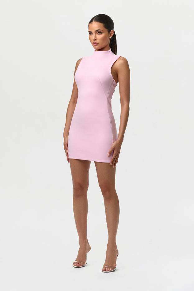 Ponte Cut Out Mini Dress