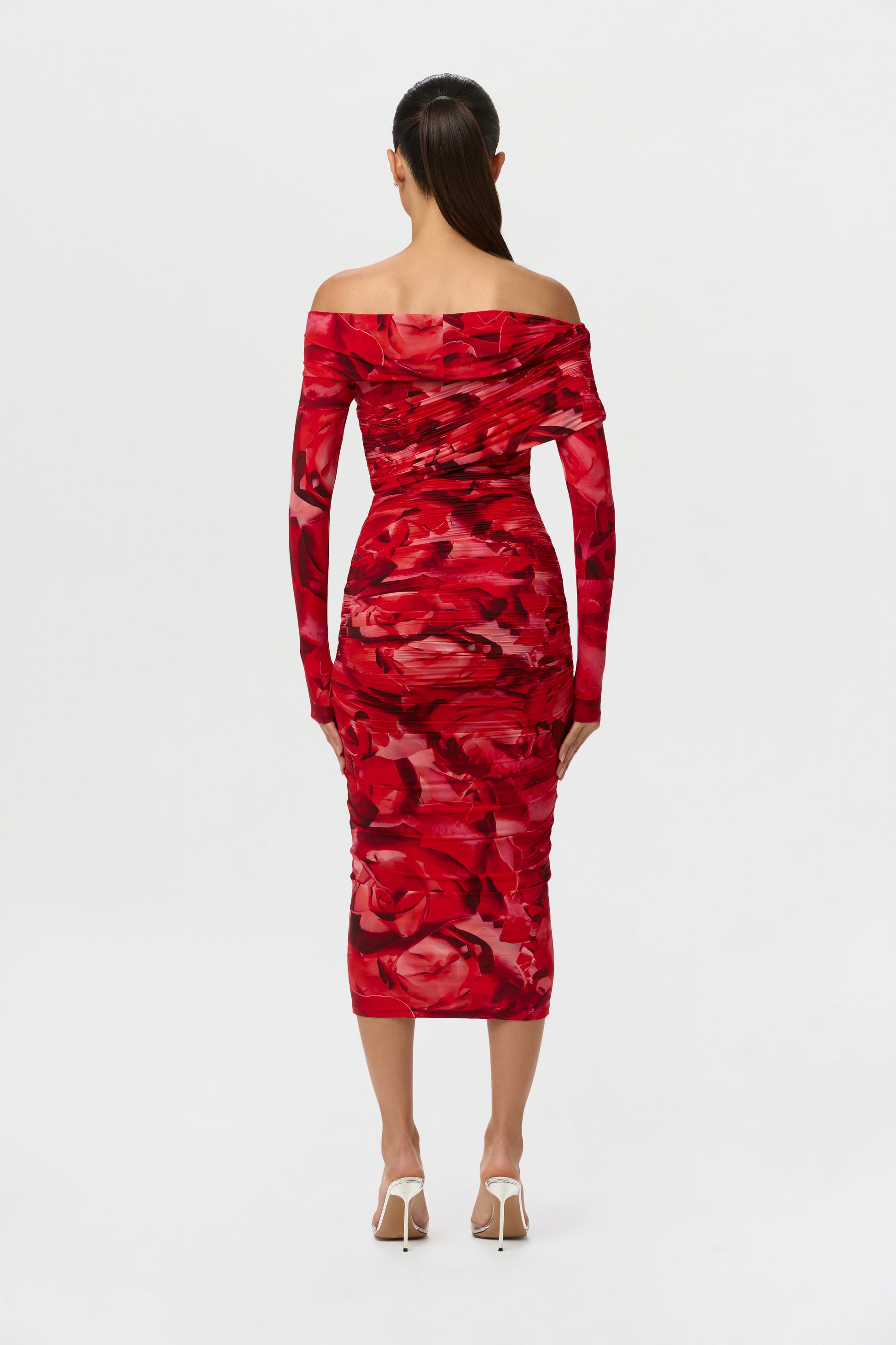 Bare Body Off-Shoulder Midi Dress Naked Wardrobe Bare Body Off-Shoulder Midi Dress Naked Wardrobe