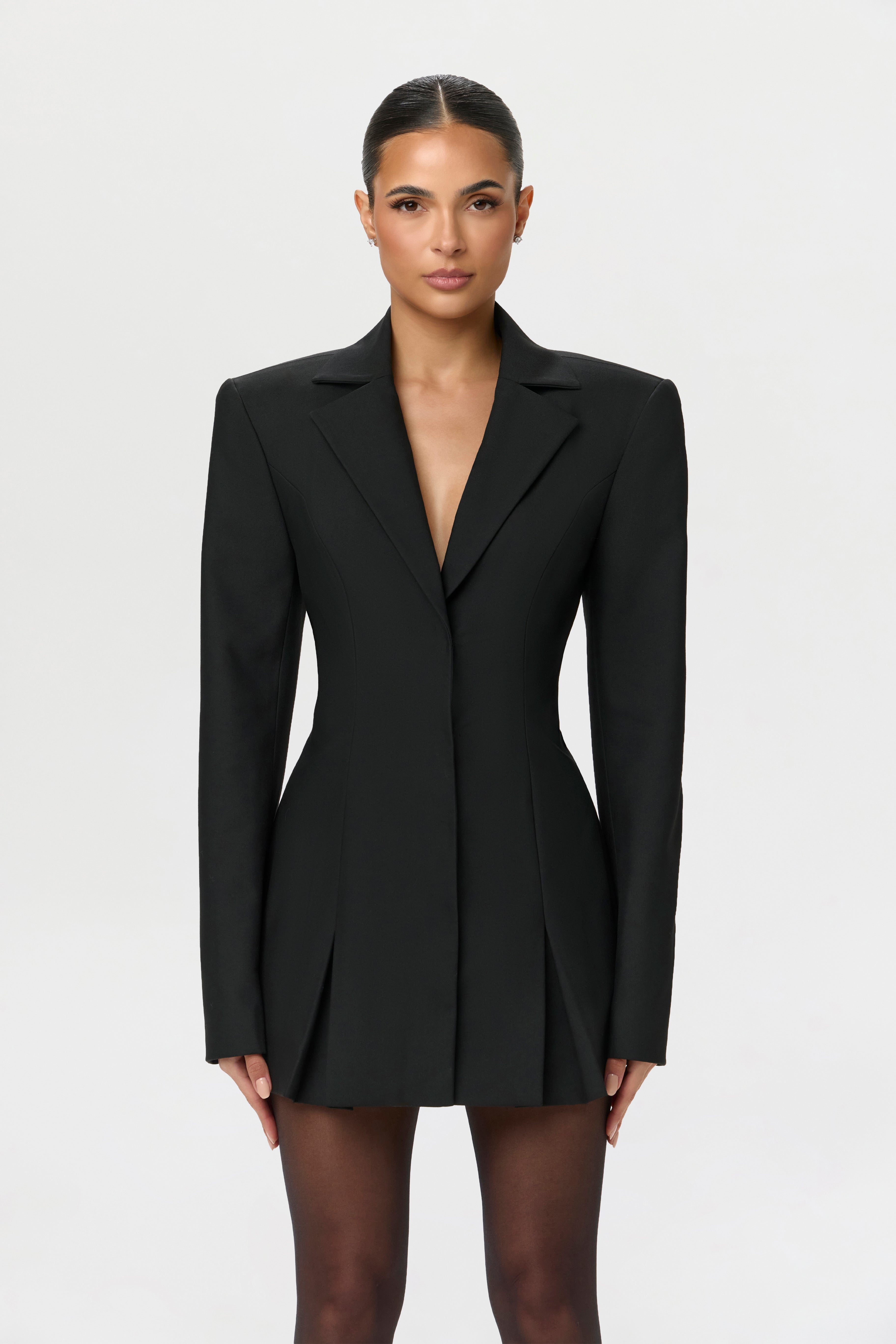 Suiting Blazer Mini Dress – Naked Wardrobe