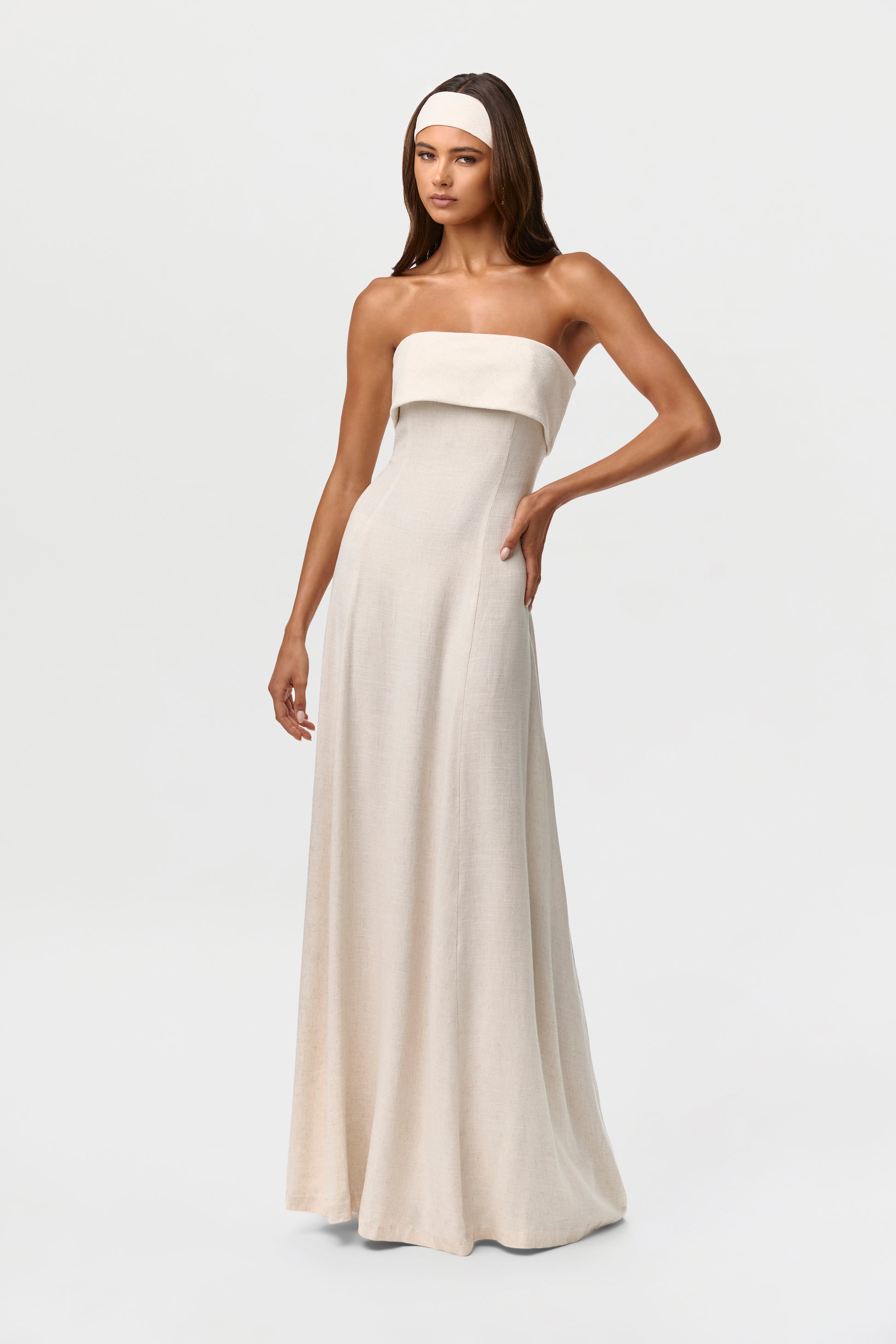 Linen Tube Maxi Dress – Naked Wardrobe Linen Tube Maxi Dress – Naked Wardrobe